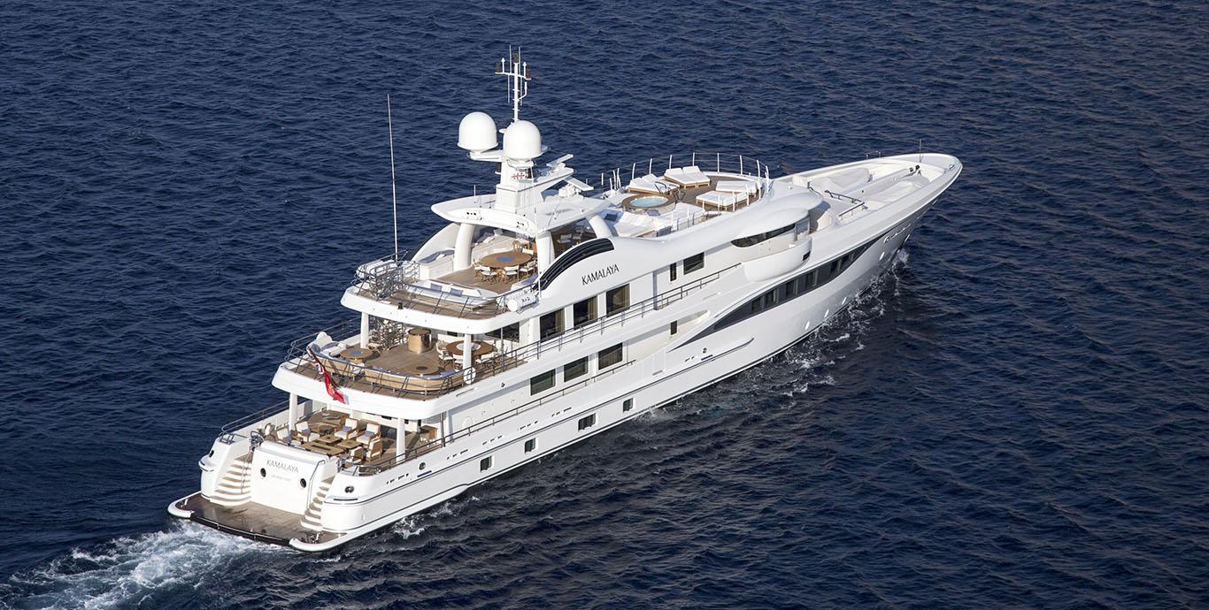 Aboard KAMALAYA a 180ft (55m) luxury motor yacht , built by AMELS in 2013