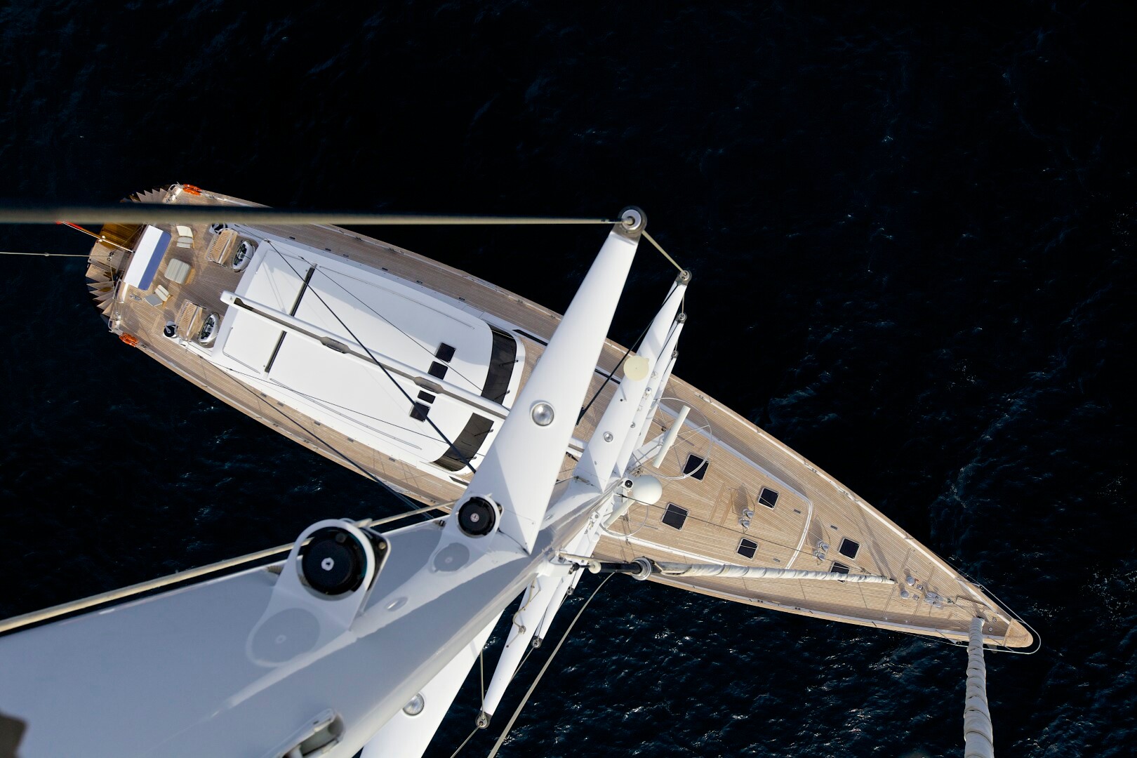 Aboard ALLURE A a 133ft (40.54m) luxury sailing yacht , built by STERLING YACHTING in 1994