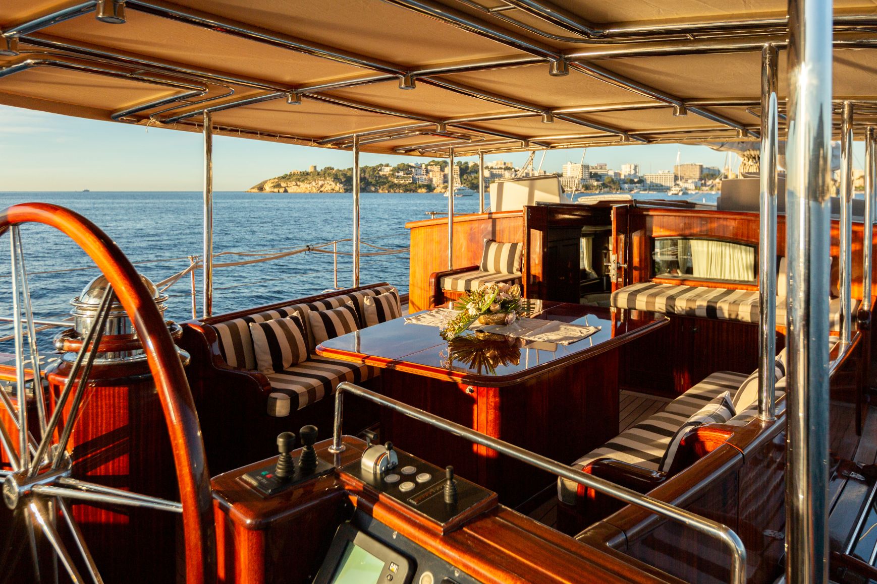 Aboard GWEILO a 155ft (47.4m) luxury sailing yacht for Sale available with Fraser Yachts, built by MENGI YAY in 2009