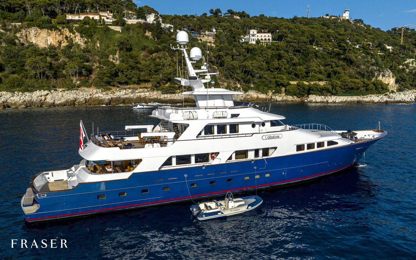 L'ALBATROS motor yacht for Sale & Charter by Fraser Yachts, built by STERLING YACHTING