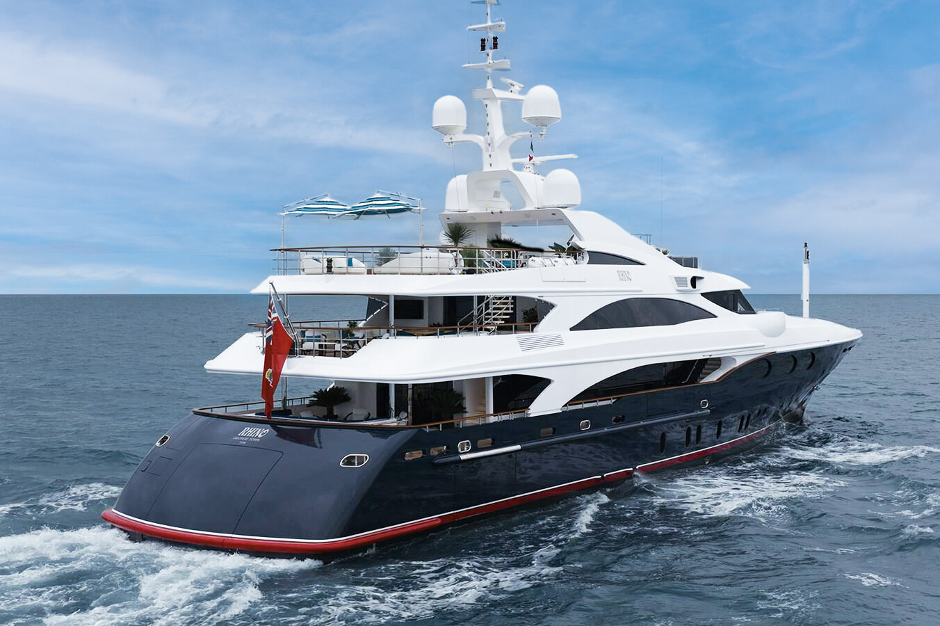 RHINO motor yacht  by Fraser Yachts, built by BENETTI