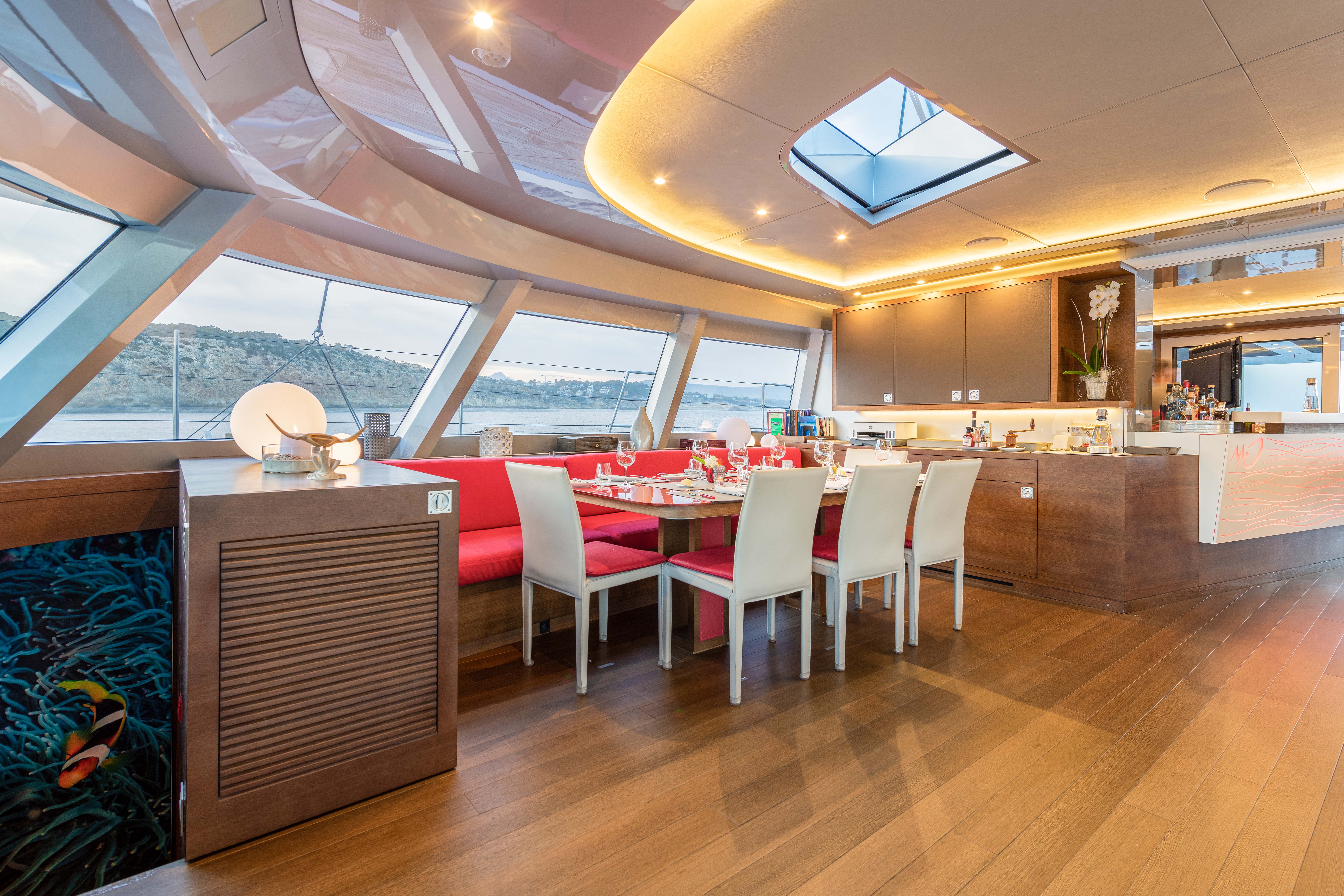 Aboard MOUSETRAP a 110ft (33.52m) luxury sailing yacht for Sale available with Fraser Yachts, built by JFA YACHTS in 2012