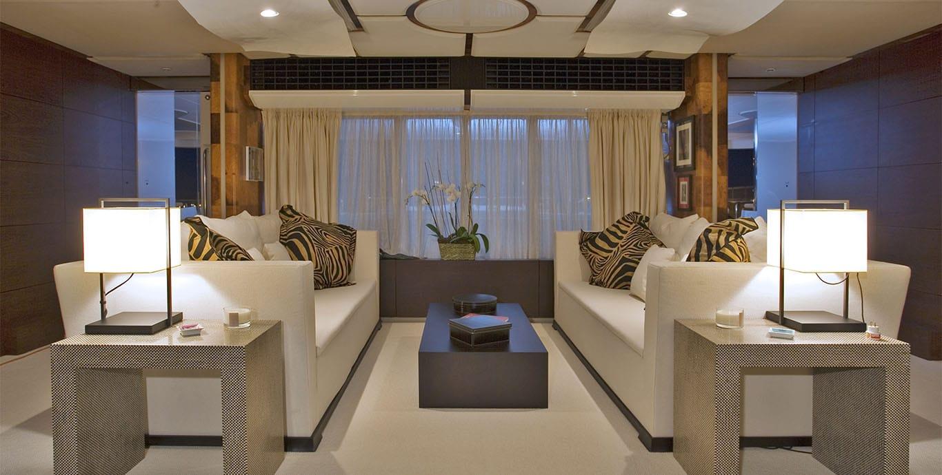 Aboard MOECCA a 150ft (45.72m) luxury motor yacht , built by OCEANFAST YACHTS in 1992