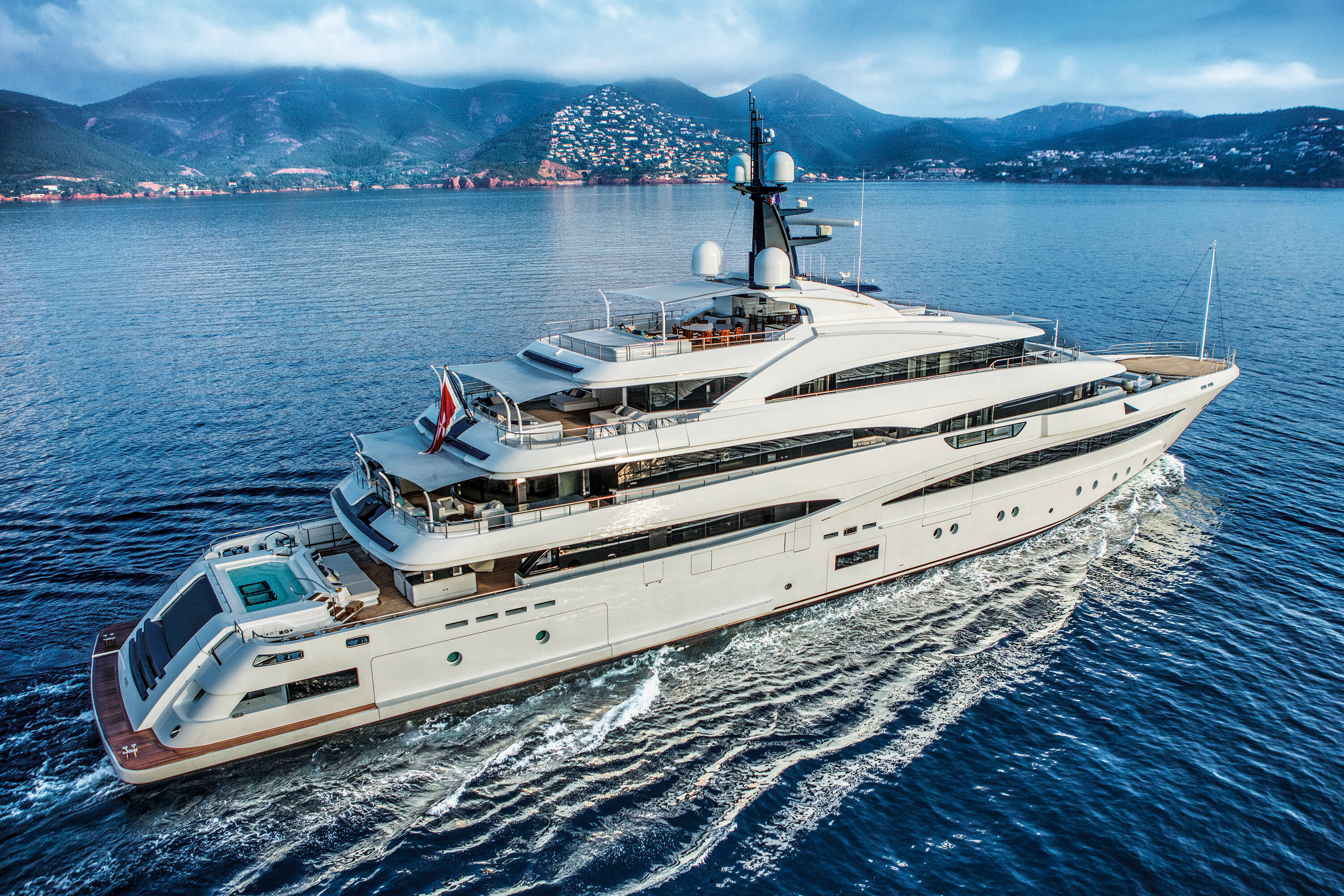 Aboard ANDREA a 242ft (74m) luxury motor yacht , built by CRN in 2017