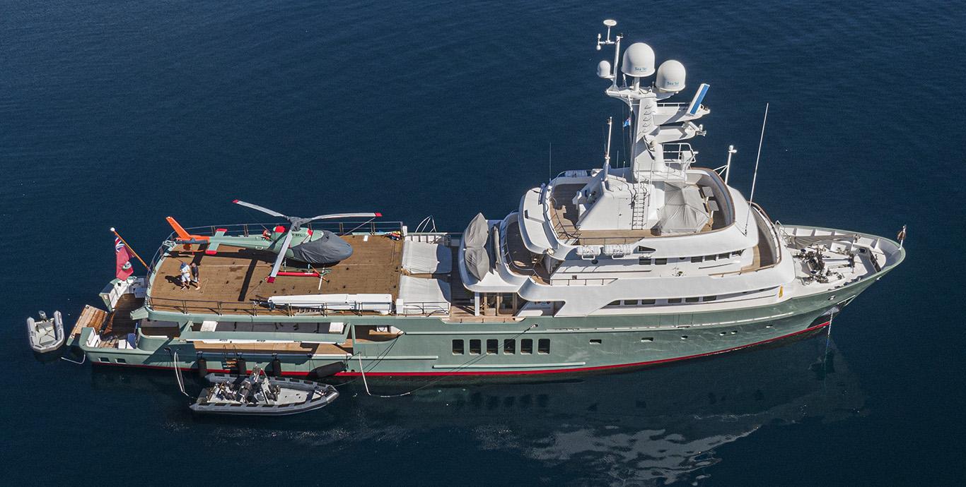 Aboard MMM a 161ft (49.2m) luxury motor yacht , built by AMELS in 1993