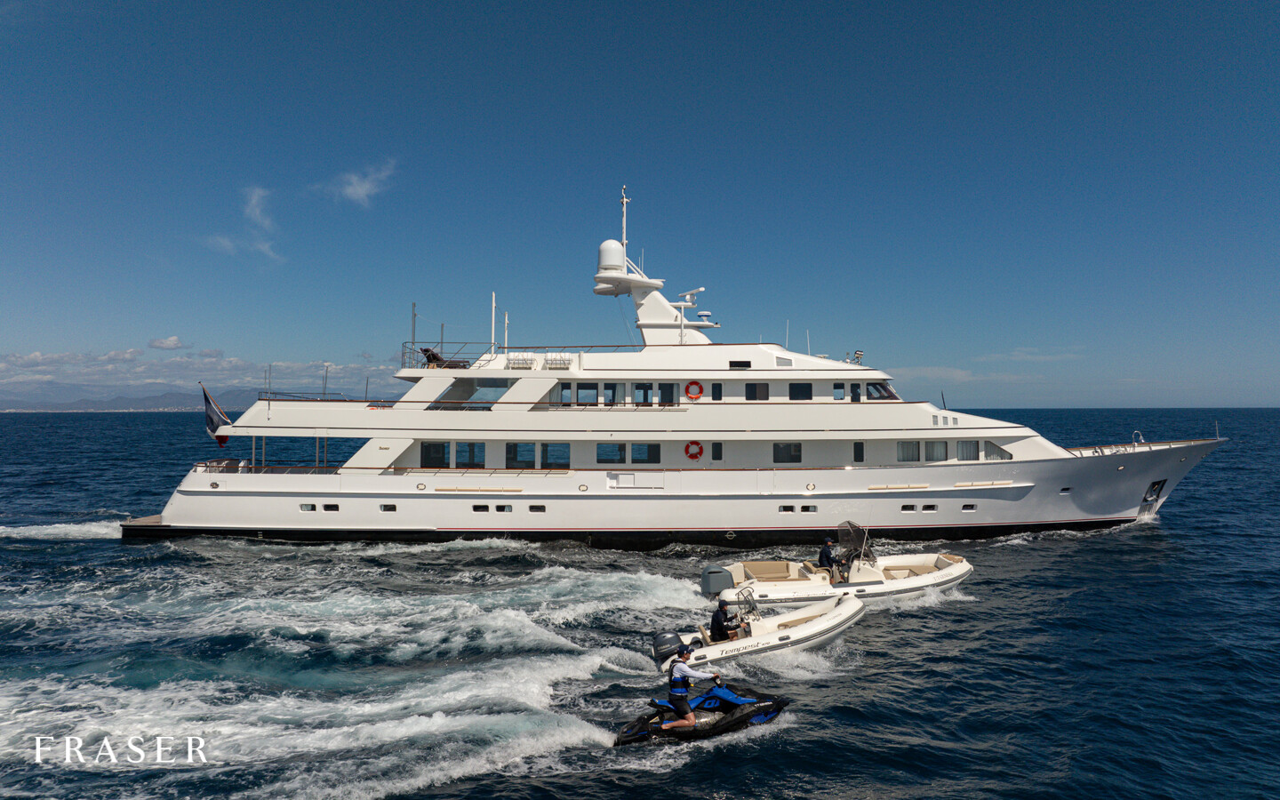 Aboard GENESIA a 159ft (48.46m) luxury motor yacht for Charter available with Fraser Yachts, built by FEADSHIP in 1987