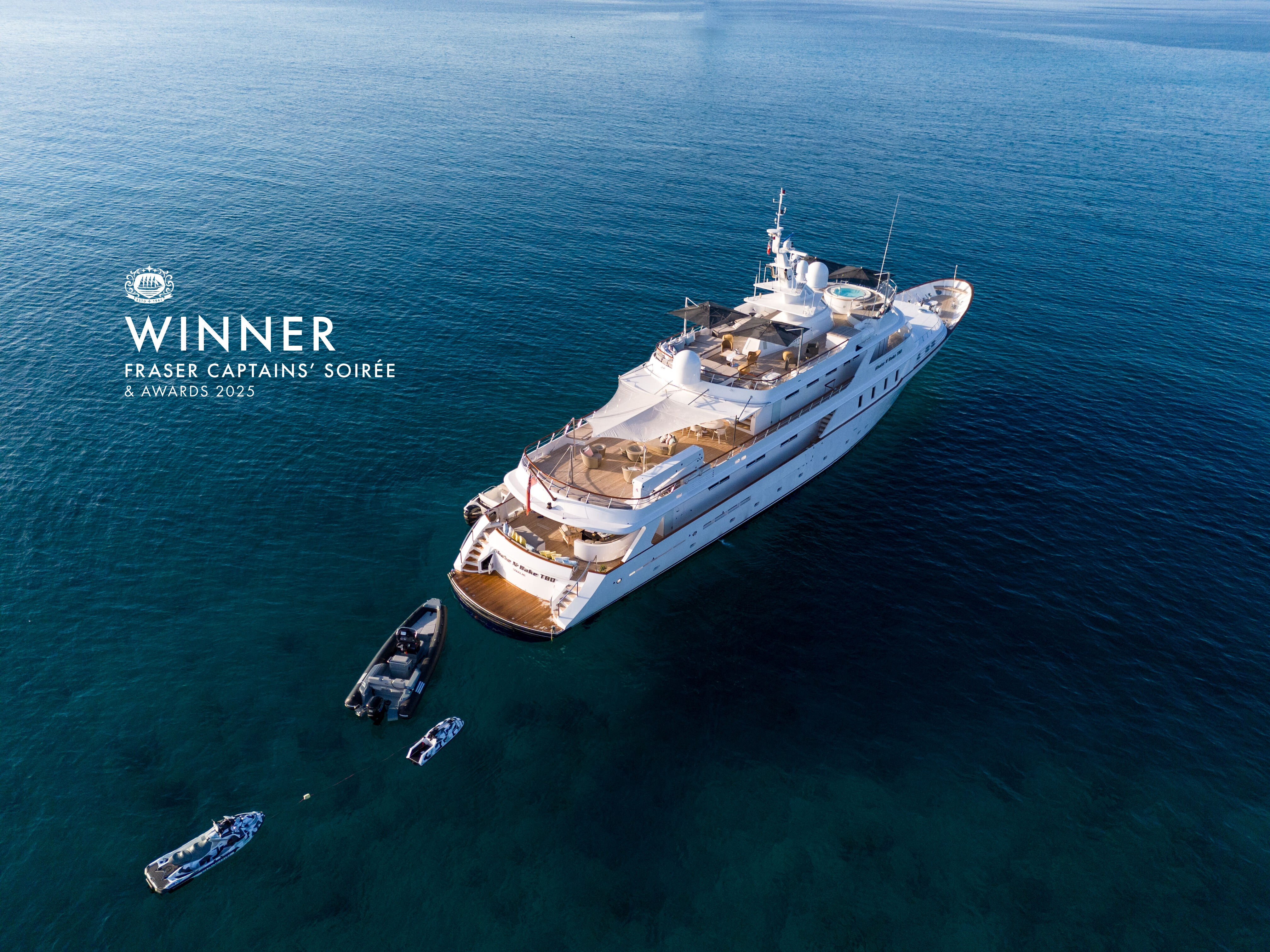 SHAKE N' BAKE TBD motor yacht for Charter by Fraser Yachts, built by CAMPANELLA