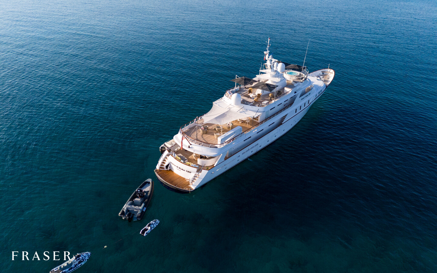 Aboard SHAKE N' BAKE TBD a 163ft (49.82m) luxury motor yacht for Charter available with Fraser Yachts, built by CAMPANELLA in 1981