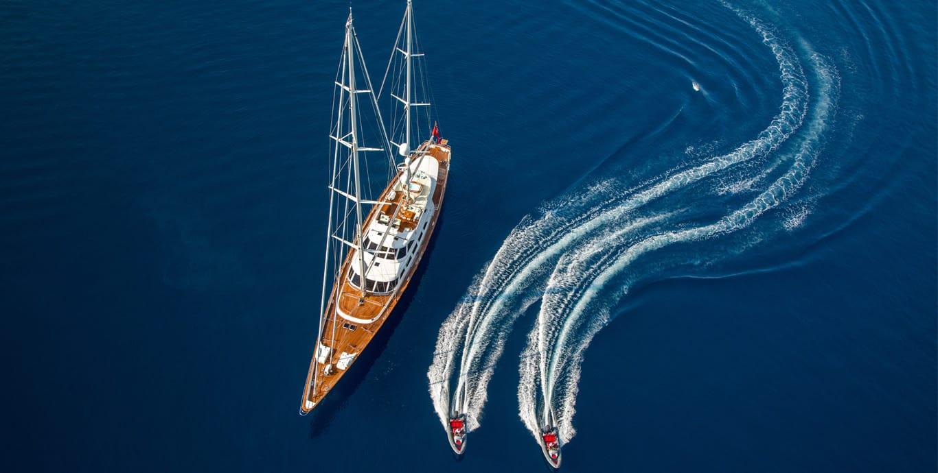 Aboard ANTARA a 152ft (46.33m) luxury sailing yacht for Sale & Charter available with Fraser Yachts, built by PERINI NAVI in 1991
