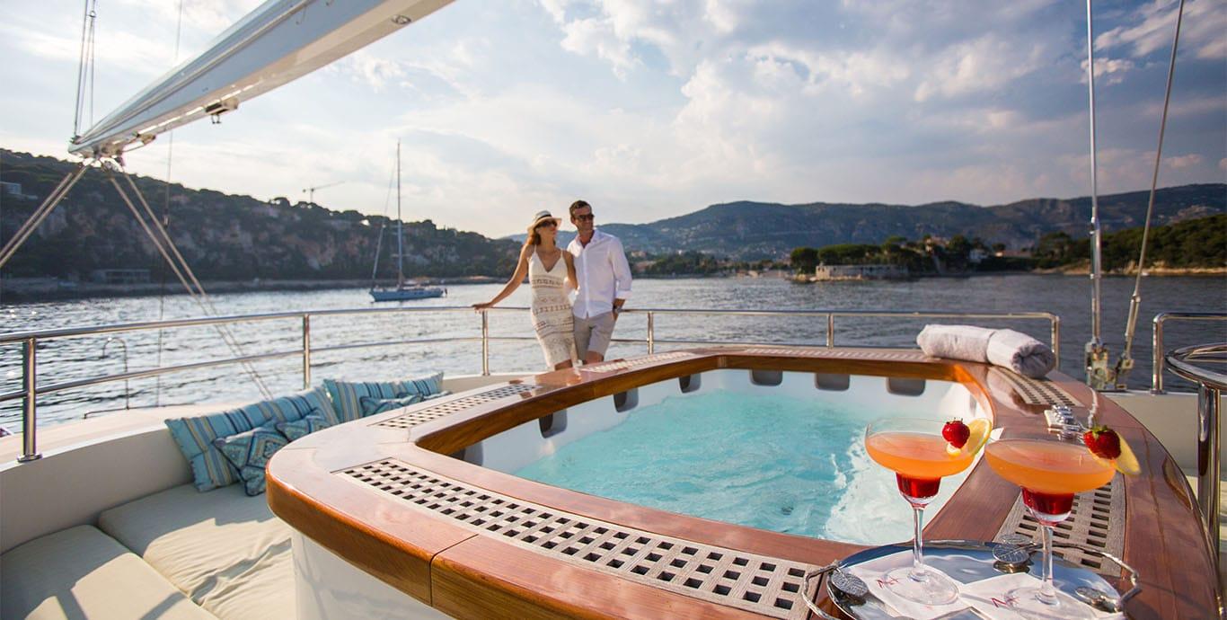 Aboard ANTARA a 152ft (46.33m) luxury sailing yacht for Sale & Charter available with Fraser Yachts, built by PERINI NAVI in 1991