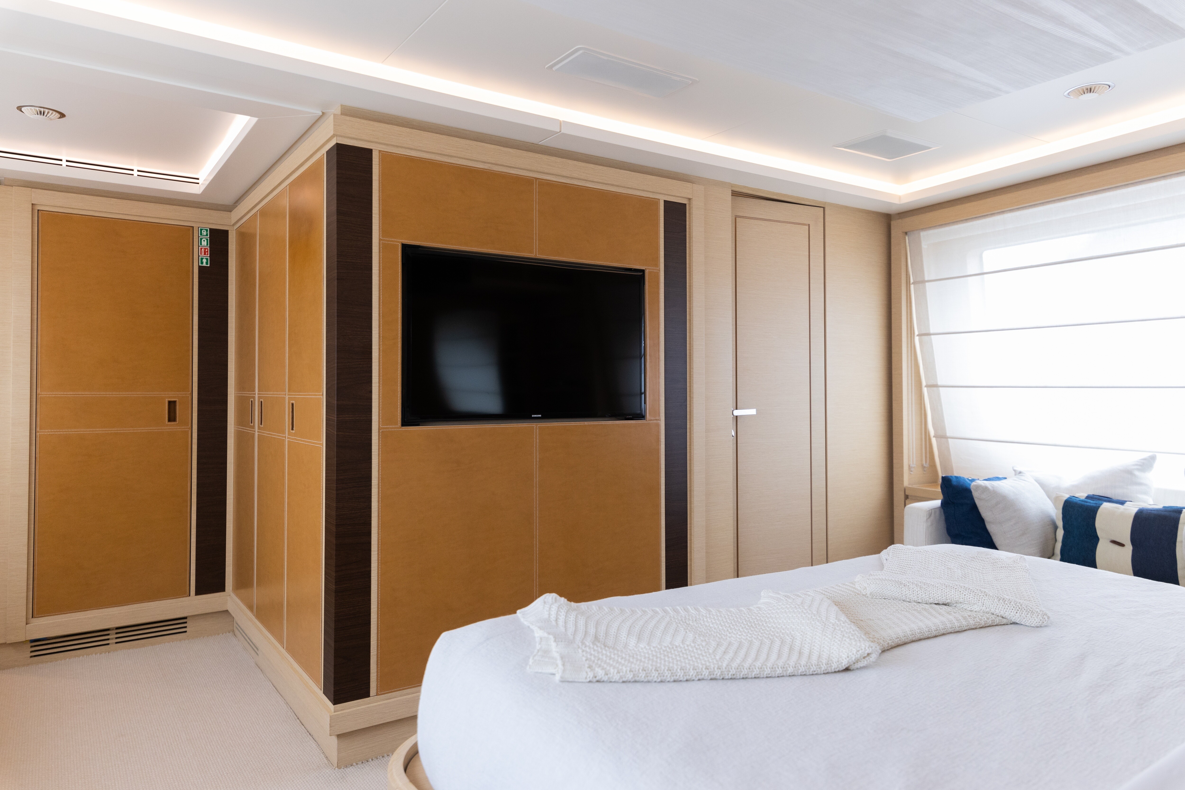 Aboard LIBERTY CALL a 93ft (28.5m) luxury motor yacht , built by BENETTI in 2015