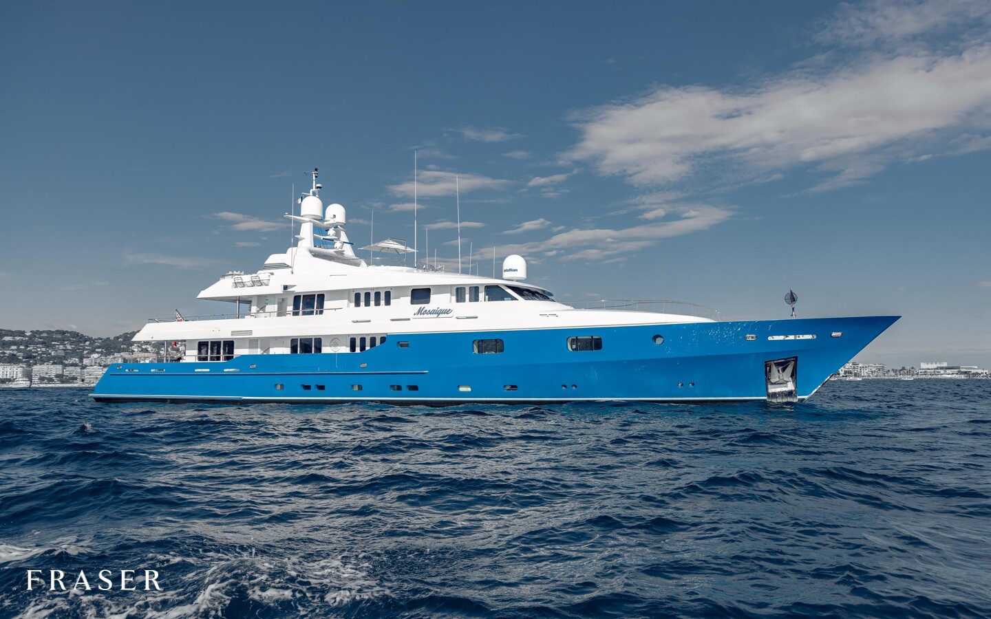 On board MOSAIQUE motor yacht for Sale & Charter with Fraser Yachts, built by PROTEKSAN TURQUOISE 49.9 meters long