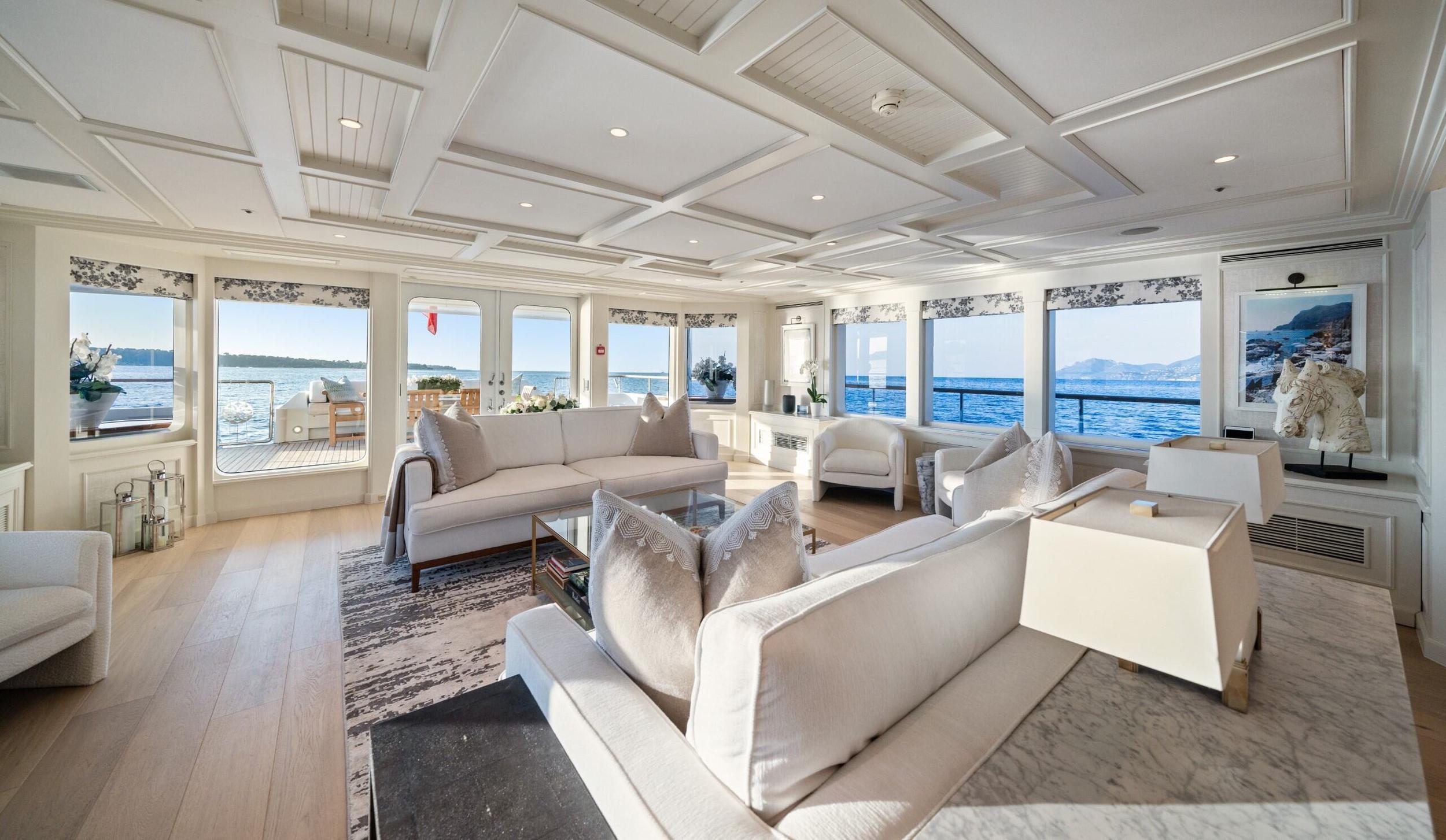 On board MOSAIQUE motor yacht for Sale & Charter with Fraser Yachts, built by PROTEKSAN TURQUOISE 49.9 meters long
