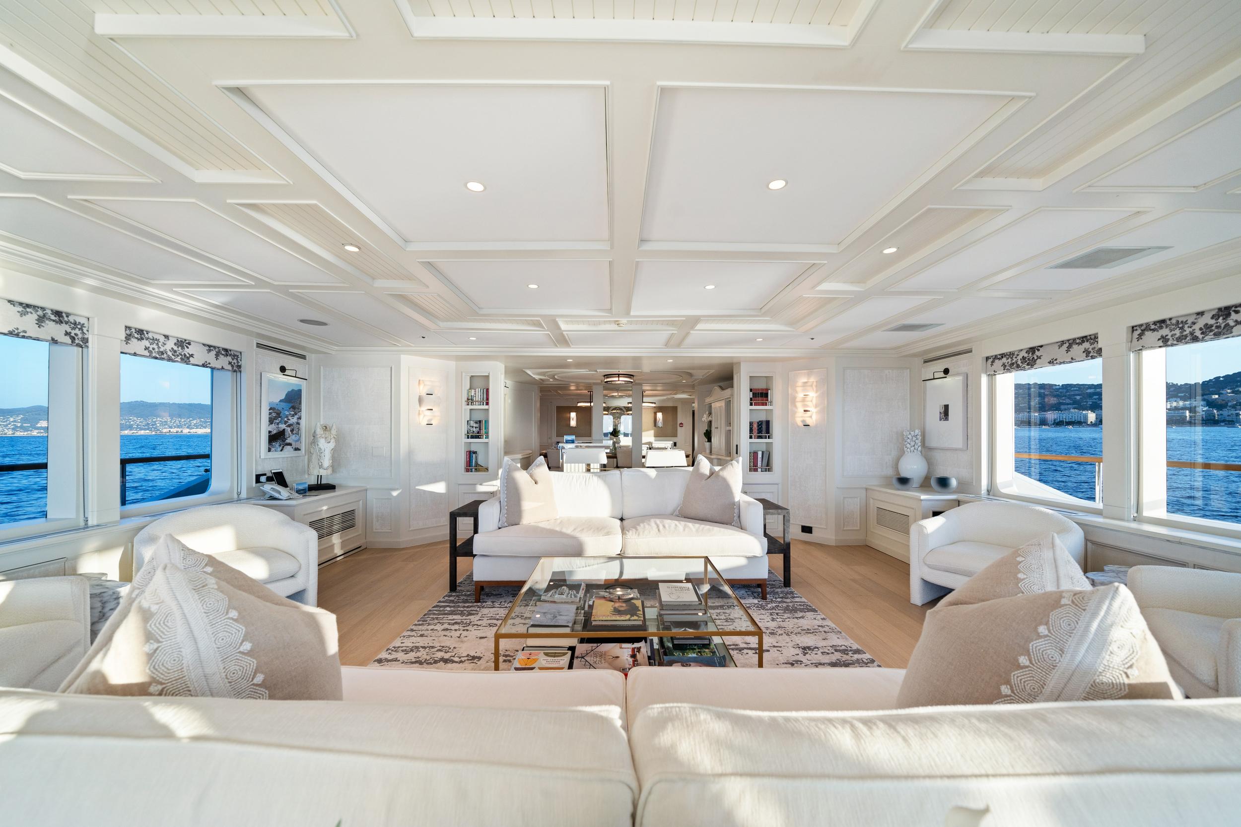 On board MOSAIQUE motor yacht for Sale & Charter with Fraser Yachts, built by PROTEKSAN TURQUOISE 49.9 meters long