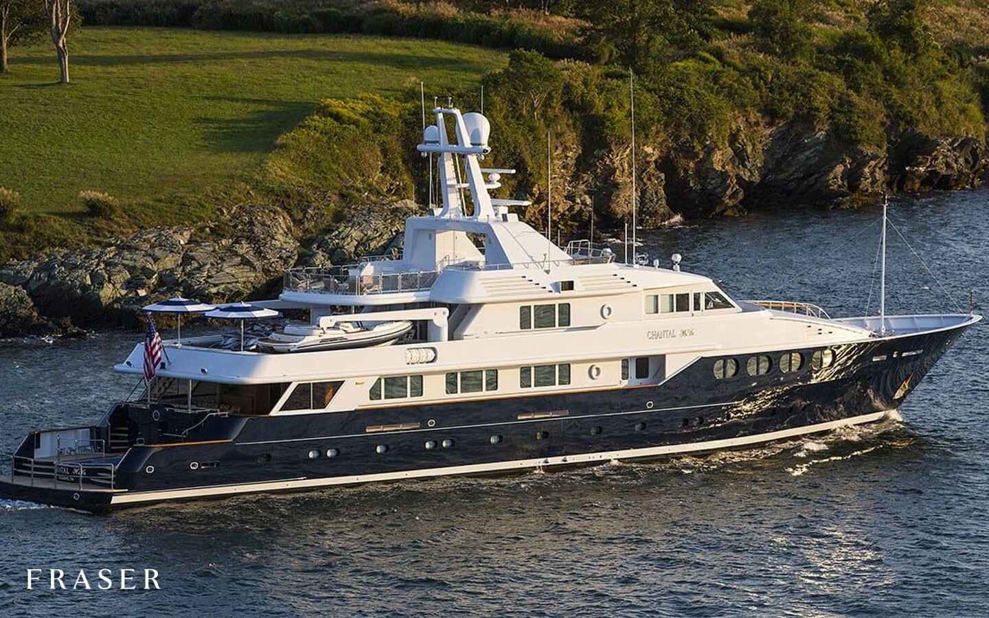 Aboard CHANTAL MA VIE a 179ft (54.56m) luxury motor yacht for Charter available with Fraser Yachts, built by FEADSHIP in 1993