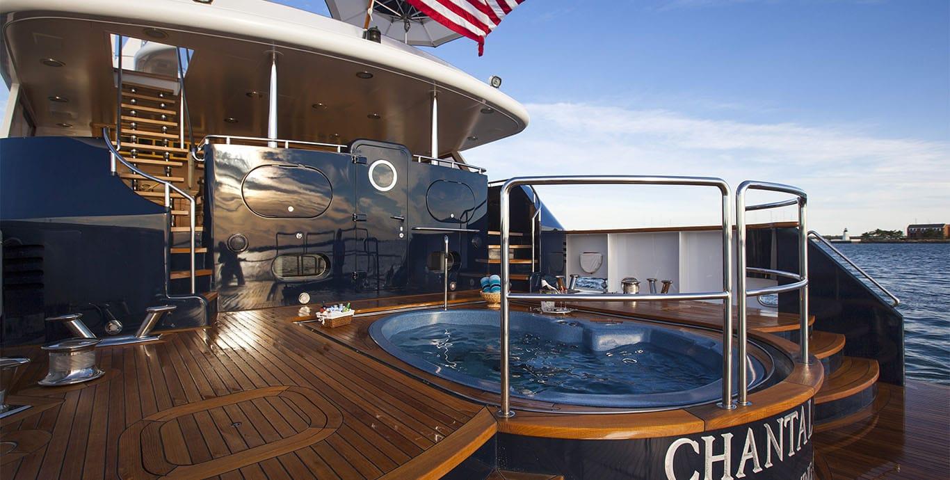 Aboard CHANTAL MA VIE a 179ft (54.56m) luxury motor yacht for Charter available with Fraser Yachts, built by FEADSHIP in 1993