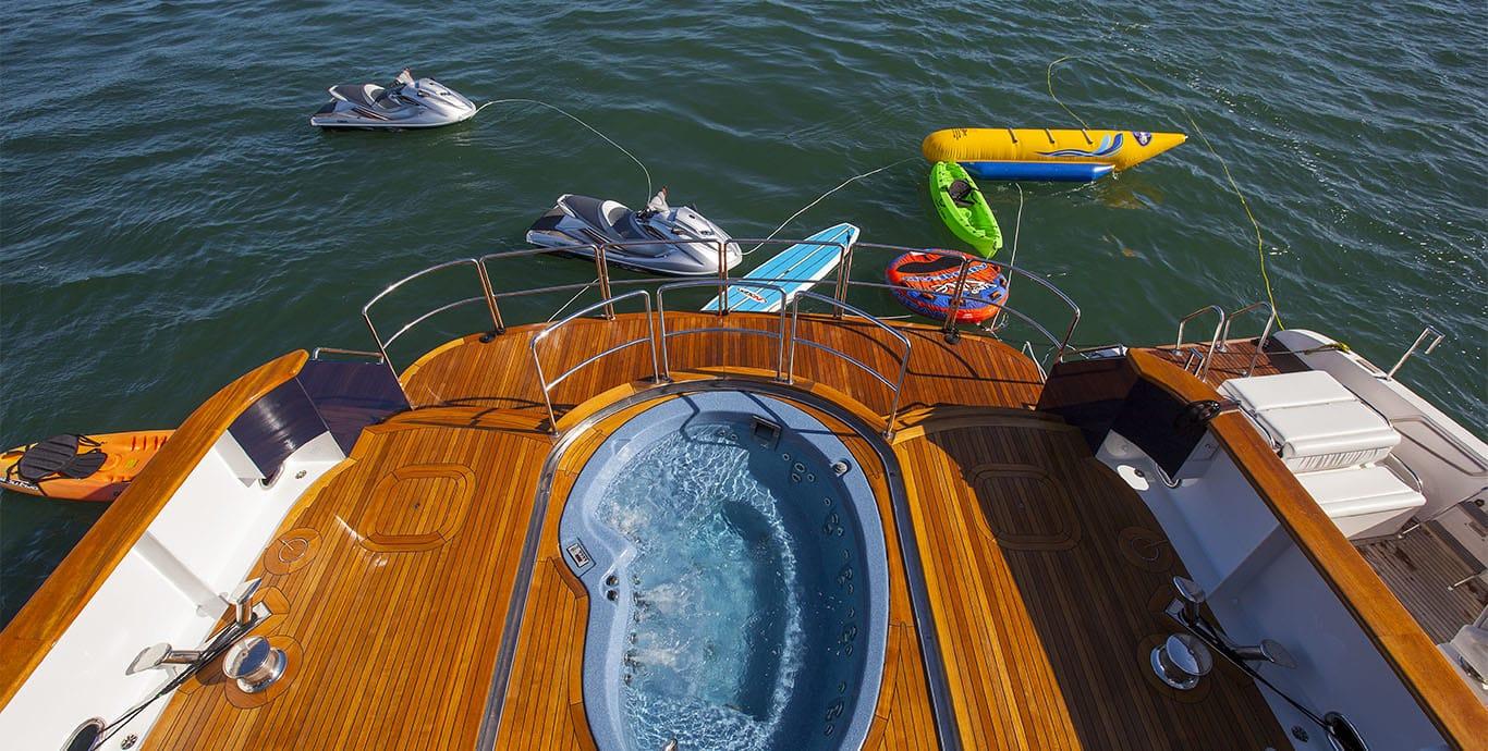 Aboard CHANTAL MA VIE a 179ft (54.56m) luxury motor yacht for Charter available with Fraser Yachts, built by FEADSHIP in 1993