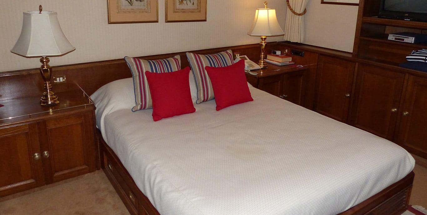 Aboard FLEURTJE a 187ft (57m) luxury sailing yacht , built by DE VRIES LENTSCH in 1961