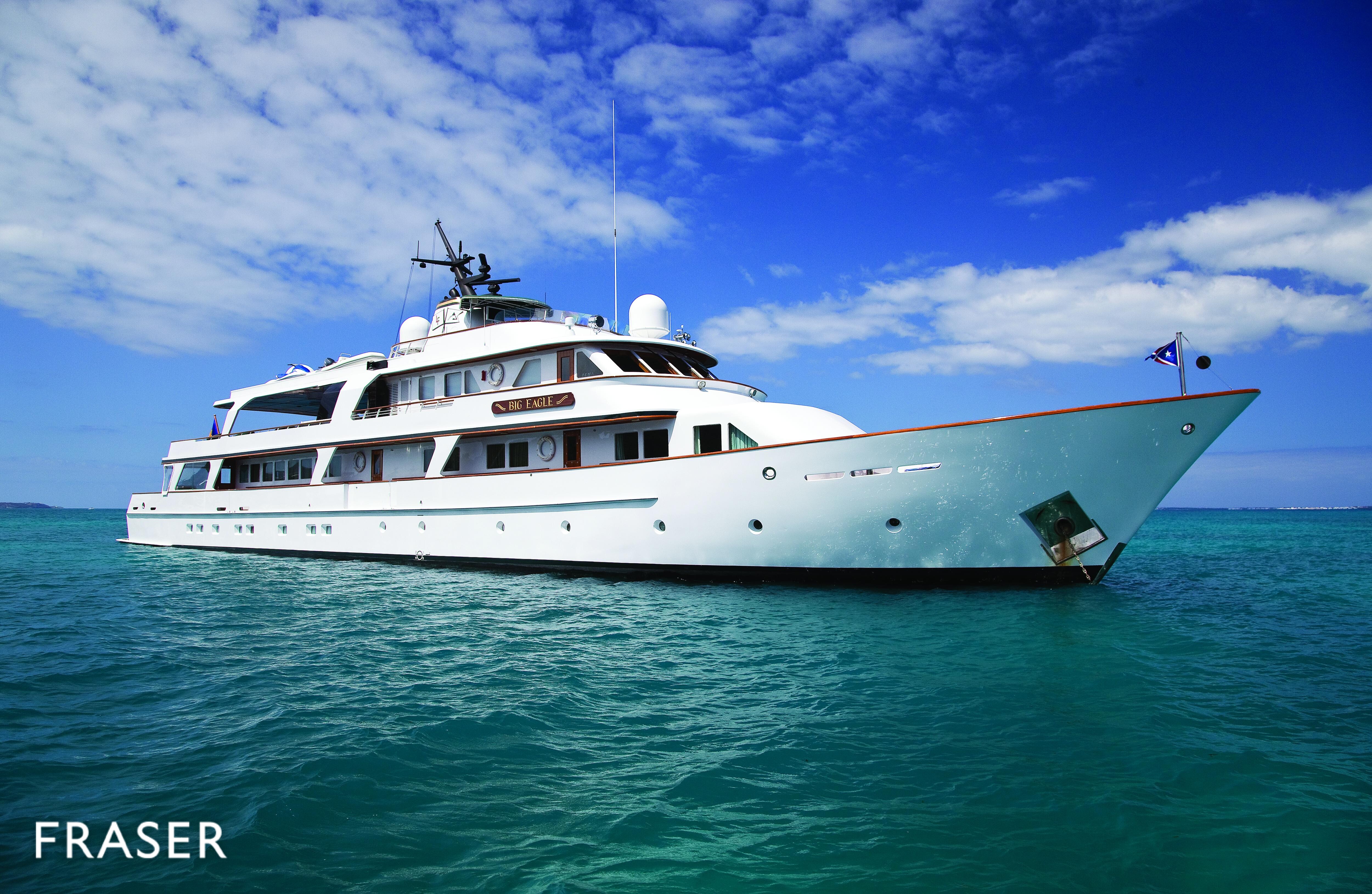 BIG EAGLE motor yacht for Charter by Fraser Yachts, built by MIE SHIPYARD