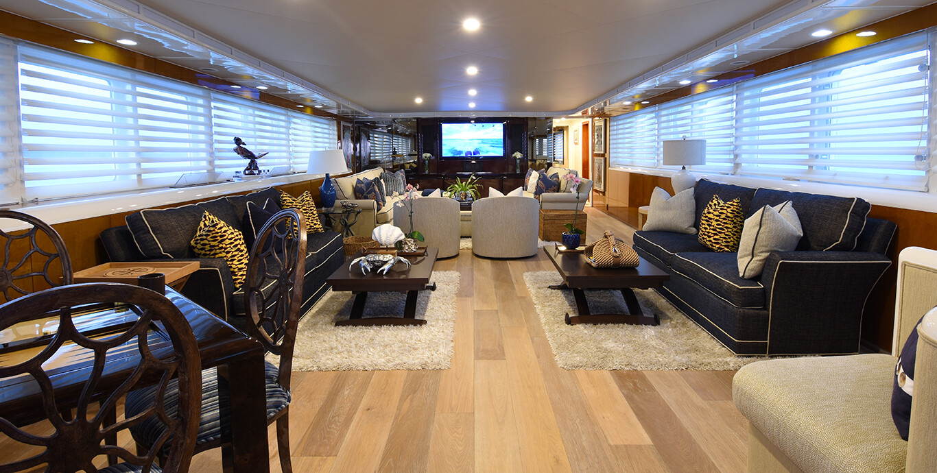 Aboard BIG EAGLE a 172ft (52.43m) luxury motor yacht for Charter available with Fraser Yachts, built by MIE SHIPYARD in 1980