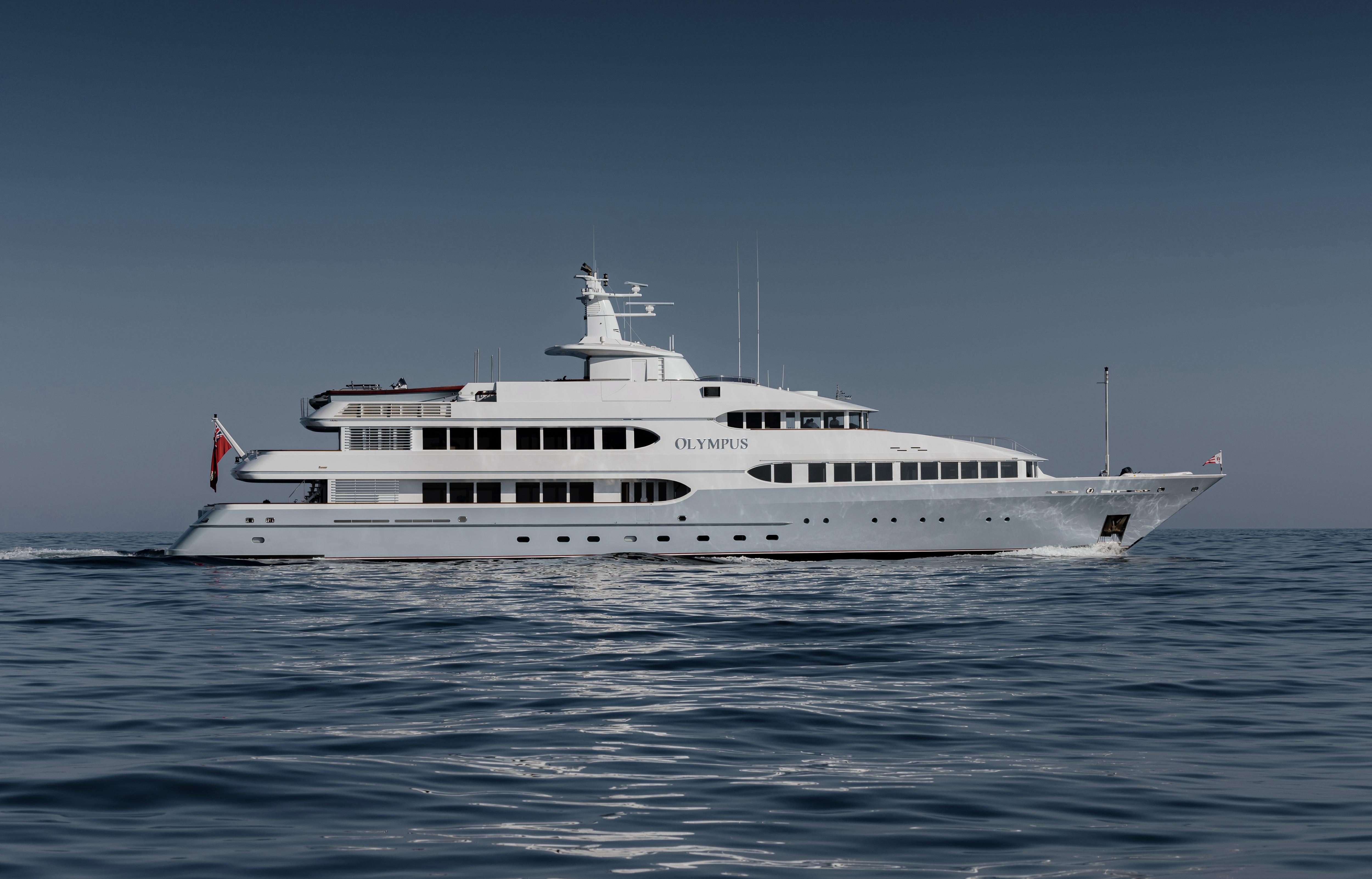 OLYMPUS motor yacht for Sale & Charter by Fraser Yachts, built by FEADSHIP
