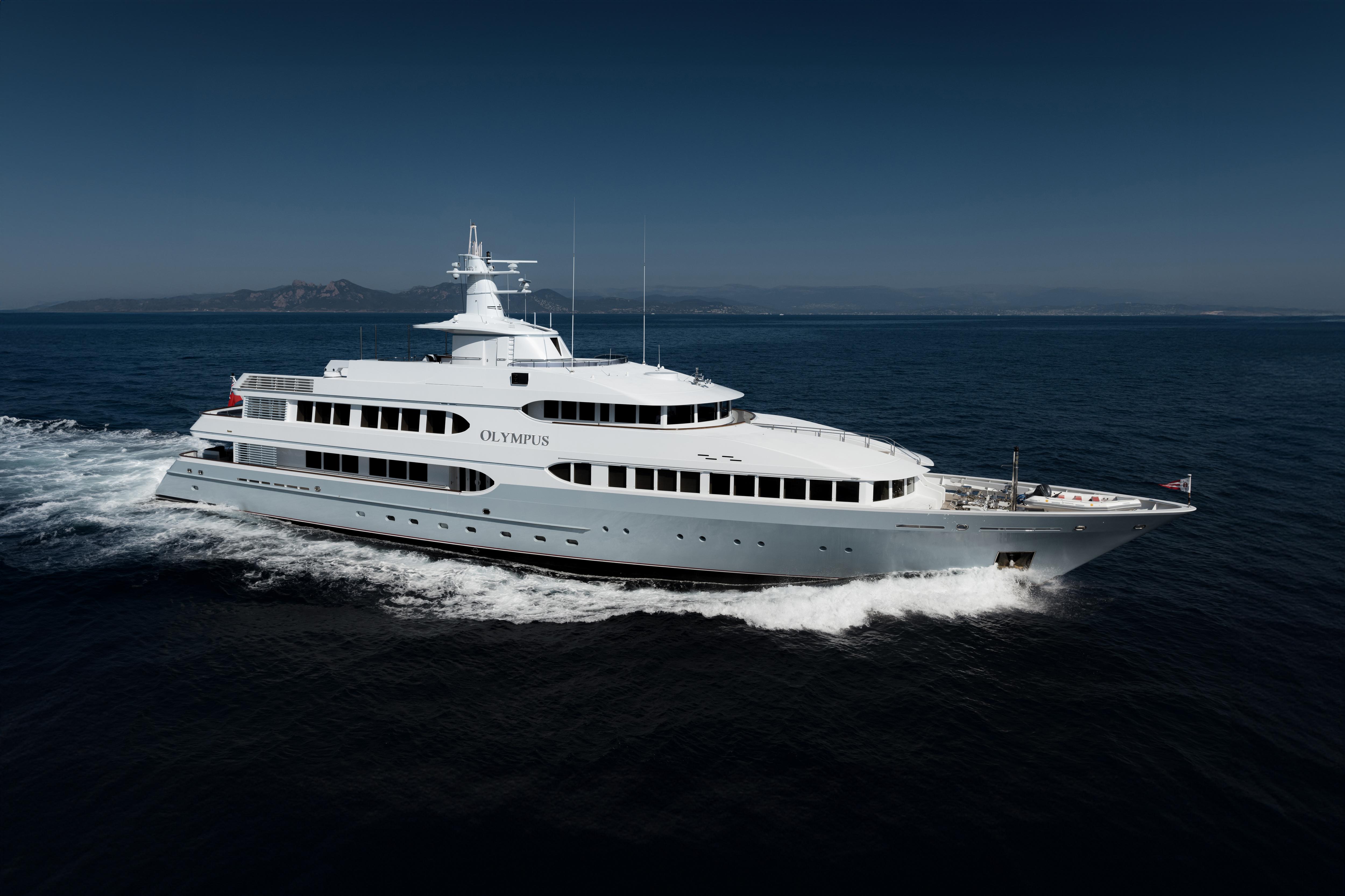 OLYMPUS motor yacht for Sale & Charter by Fraser Yachts, built by FEADSHIP