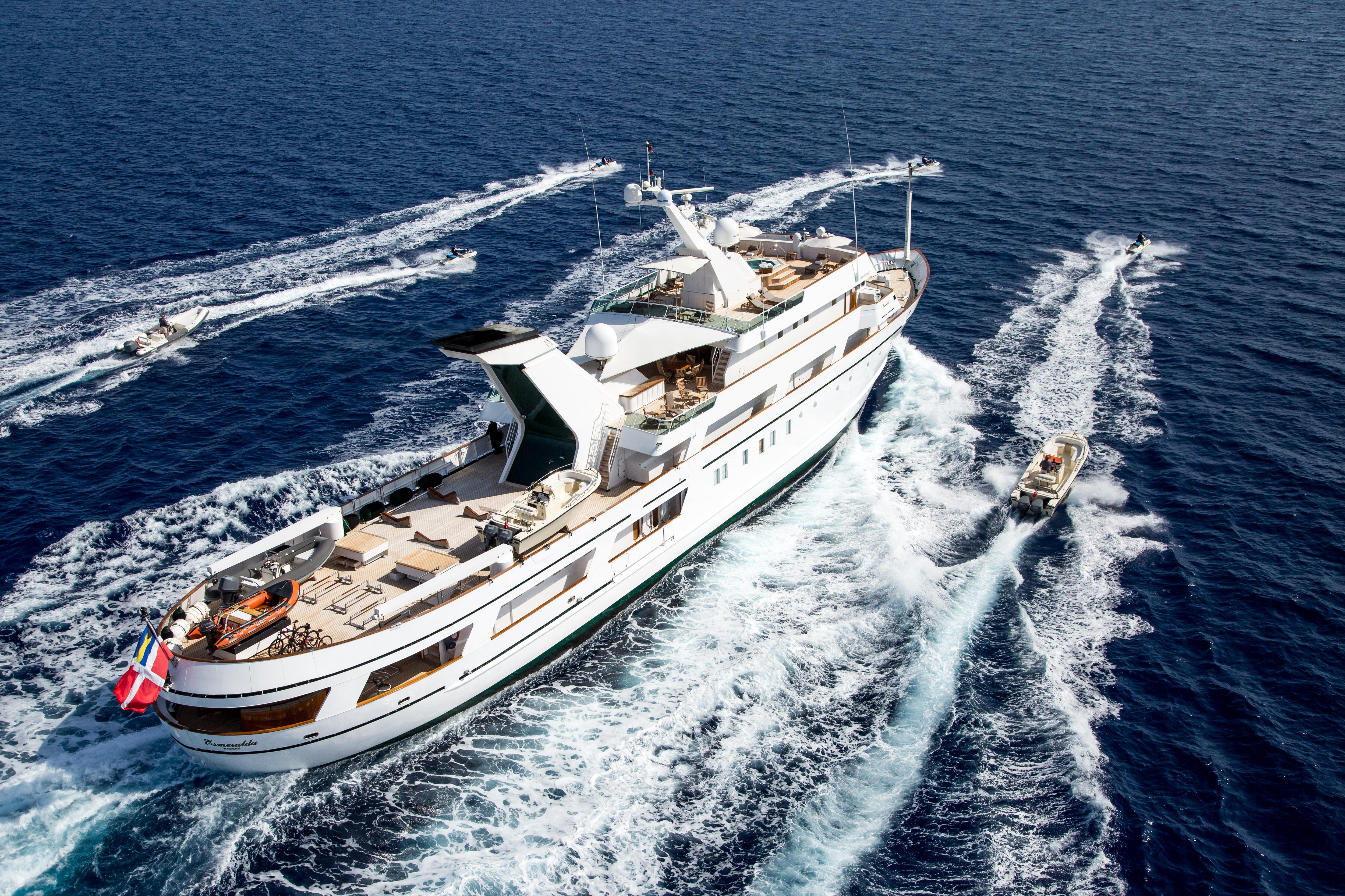 ESMERALDA motor yacht for Charter by Fraser Yachts, built by CODECASA