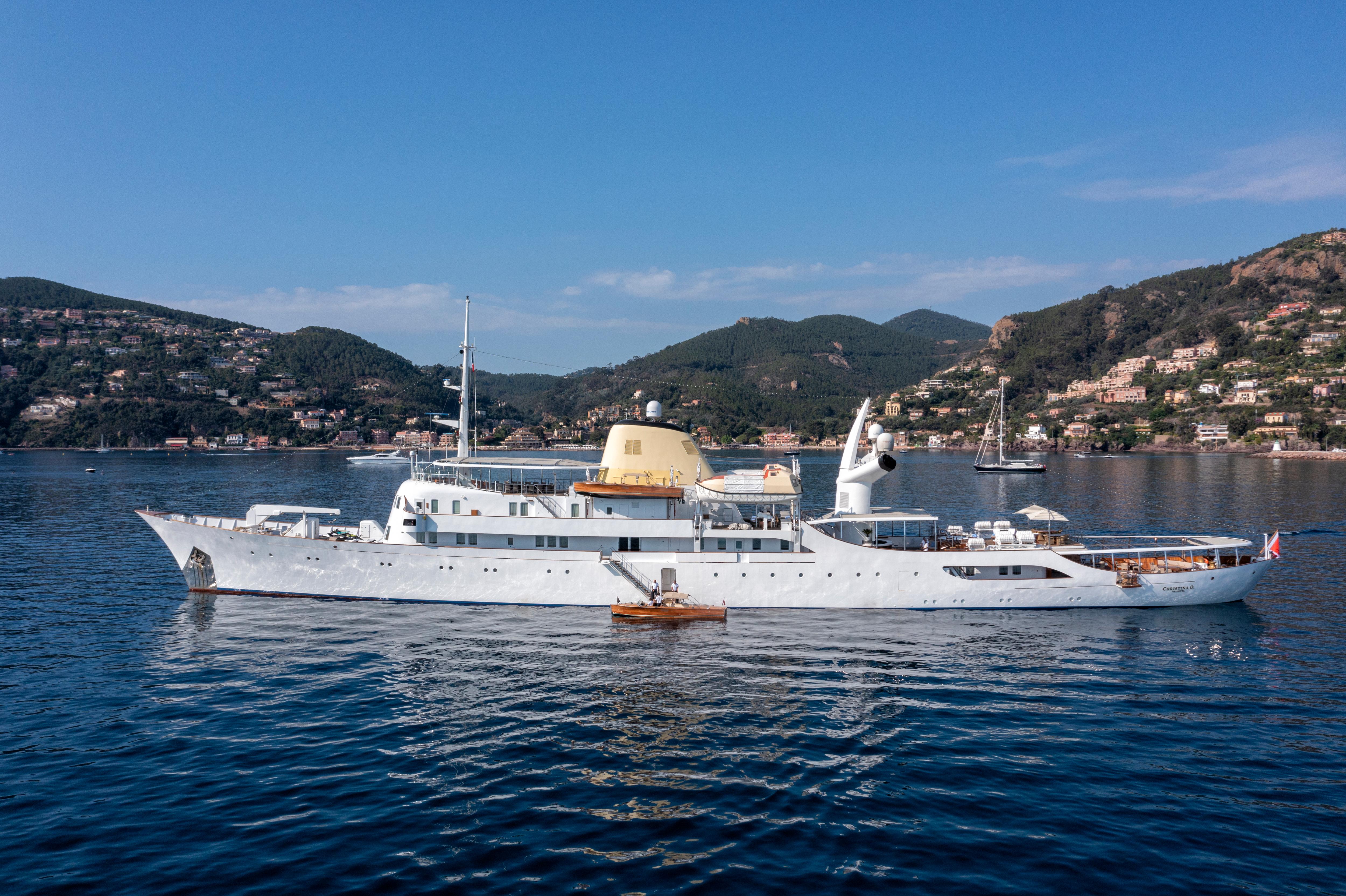 CHRISTINA O motor yacht  by Fraser Yachts, built by CANADIAN VICKERS