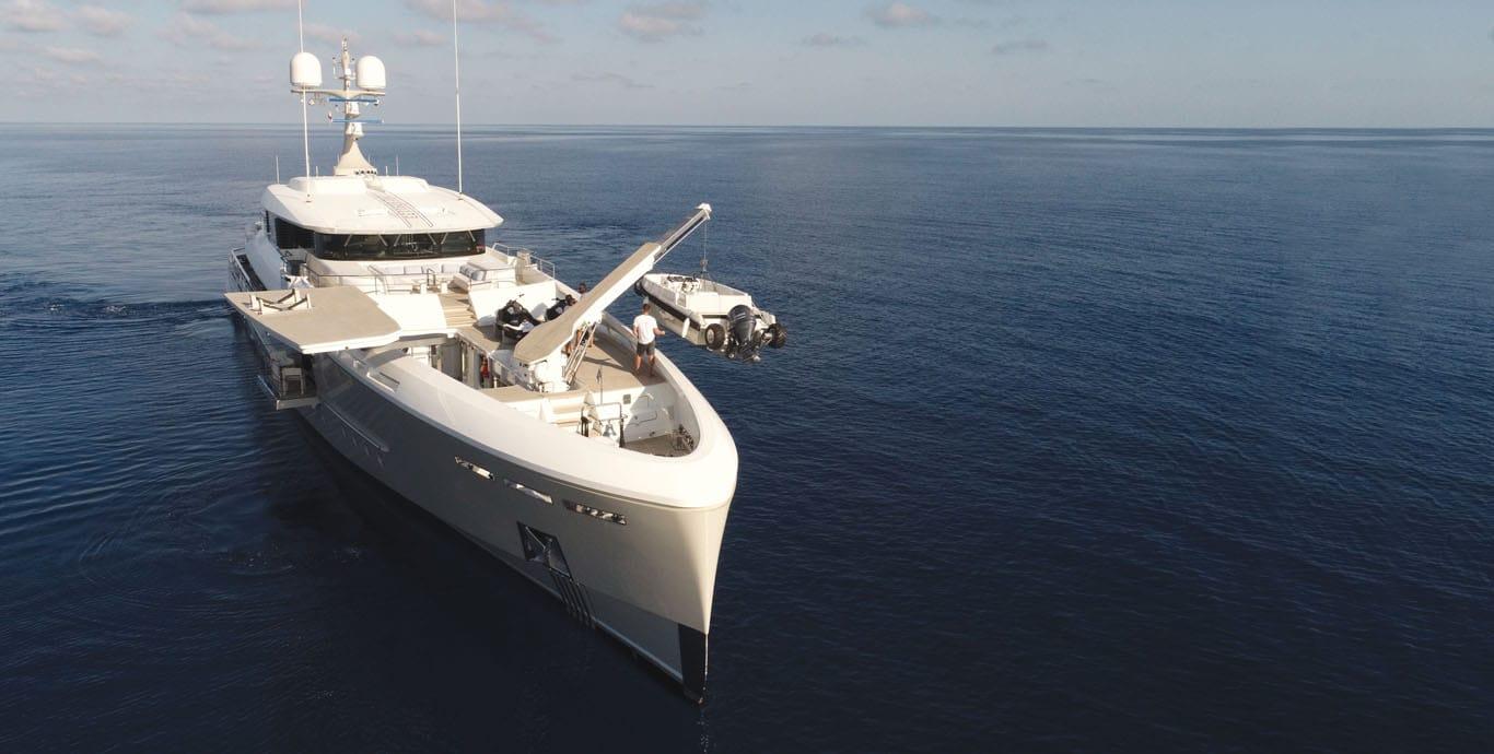 Aboard ENDEAVOUR 2 a 163ft (49.9m) luxury motor yacht , built by ROSSINAVI in 2017