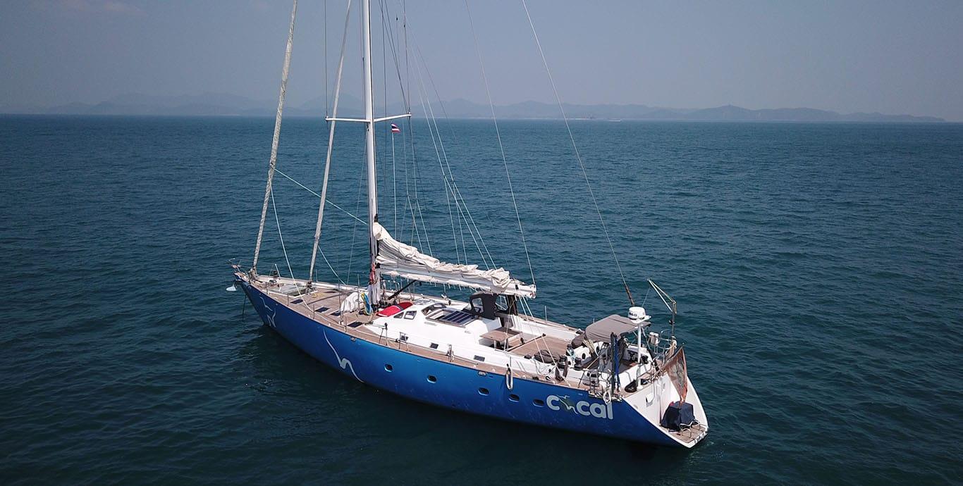Aboard COCAL a 75ft (22.94m) luxury sailing yacht , built by CANTIERE TORMENE in 2001