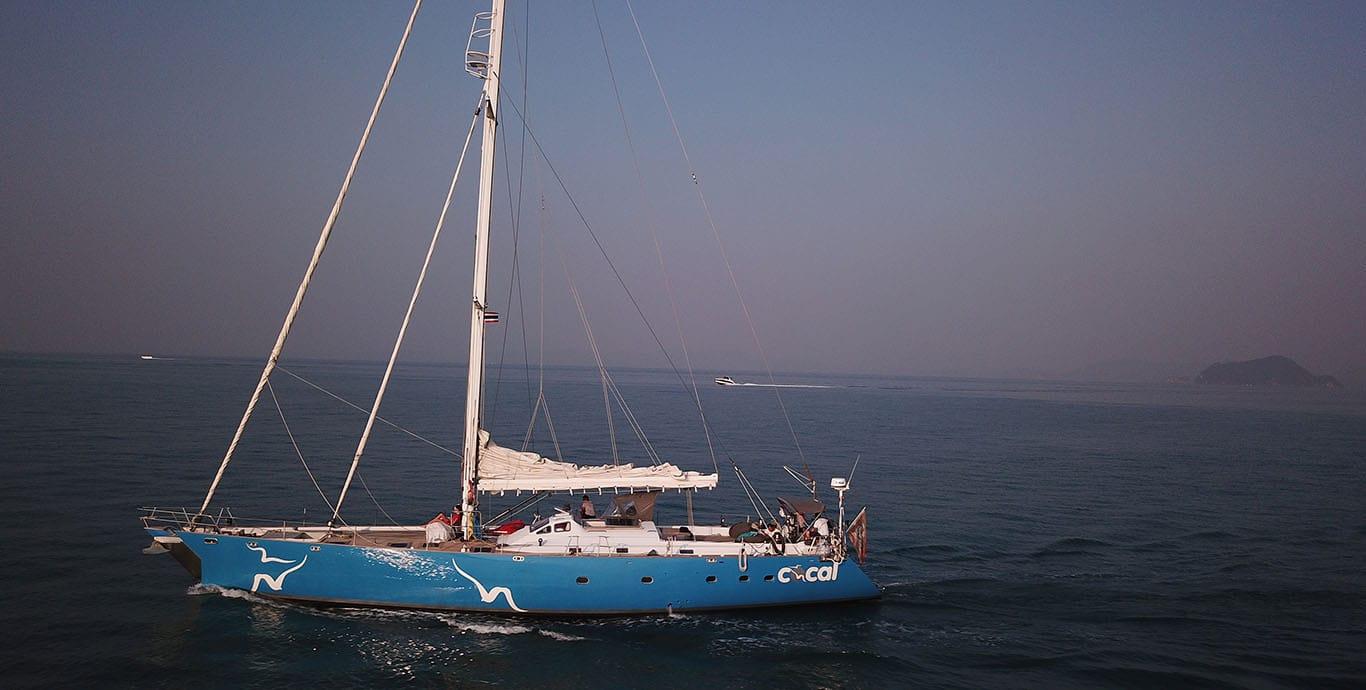 Aboard COCAL a 75ft (22.94m) luxury sailing yacht , built by CANTIERE TORMENE in 2001