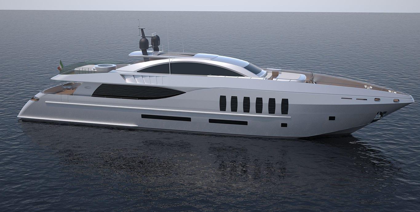 Aboard EUROCRAFT 42M PLANING HULL 707 ELDORIS/ANATOMIC a 137ft (42m) luxury motor yacht , built by EUROCRAFT CANTIERI NAVALI in 2019