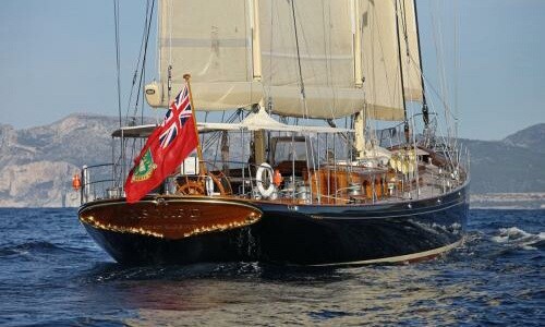 Aboard ASGARD a 140ft (42.84m) luxury sailing yacht , built by ABEKING & RASMUSSEN in 1993