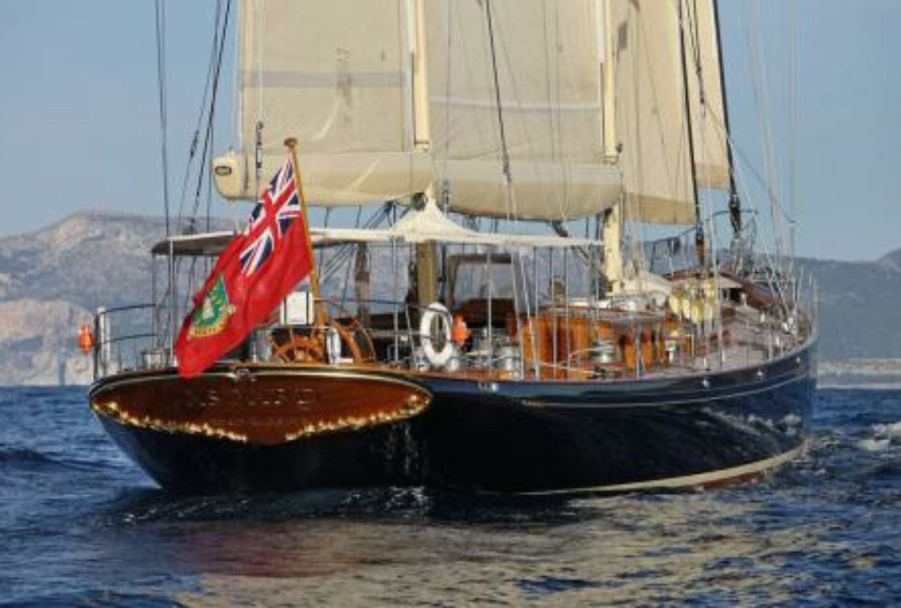 Aboard ASGARD a 140ft (42.84m) luxury sailing yacht , built by ABEKING & RASMUSSEN in 1993