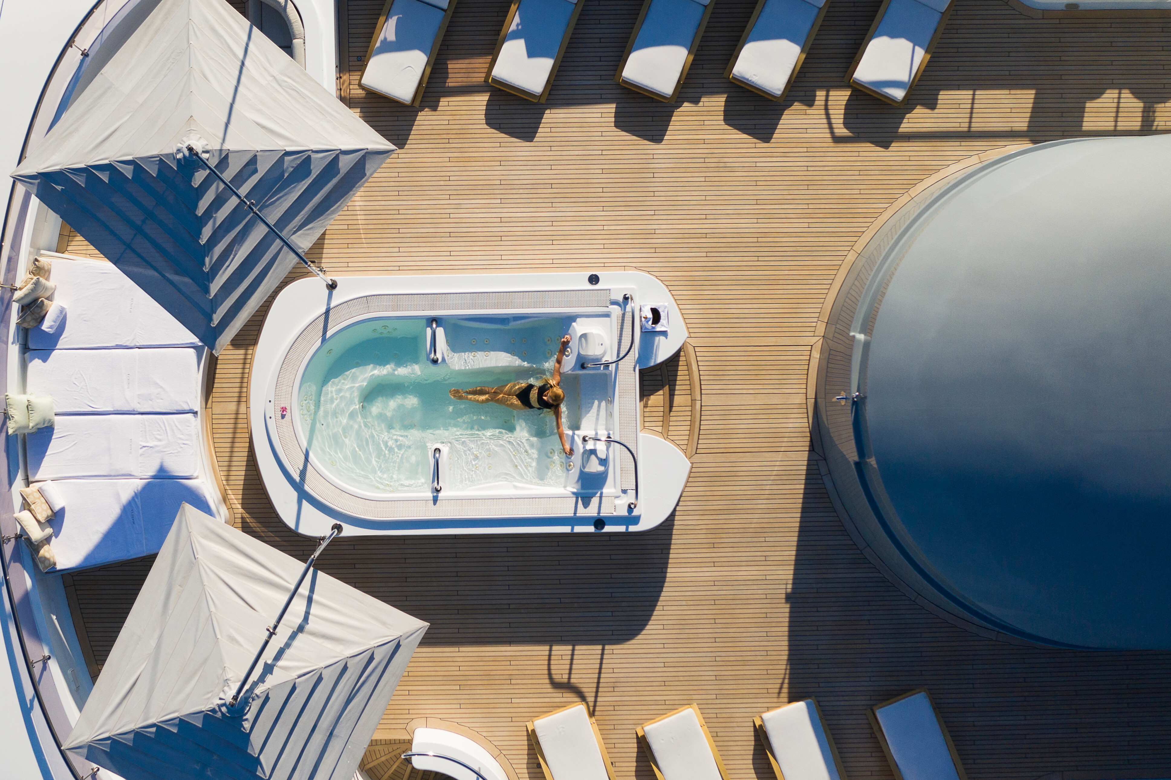 Aboard BOADICEA a 251ft (76.6m) luxury motor yacht , built by AMELS in 1999
