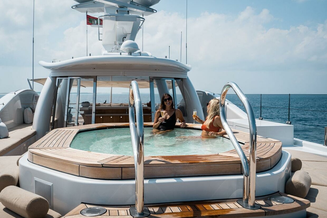 Aboard DEEP BLUE a 180ft (55m) luxury motor yacht , built by AMELS in 2014