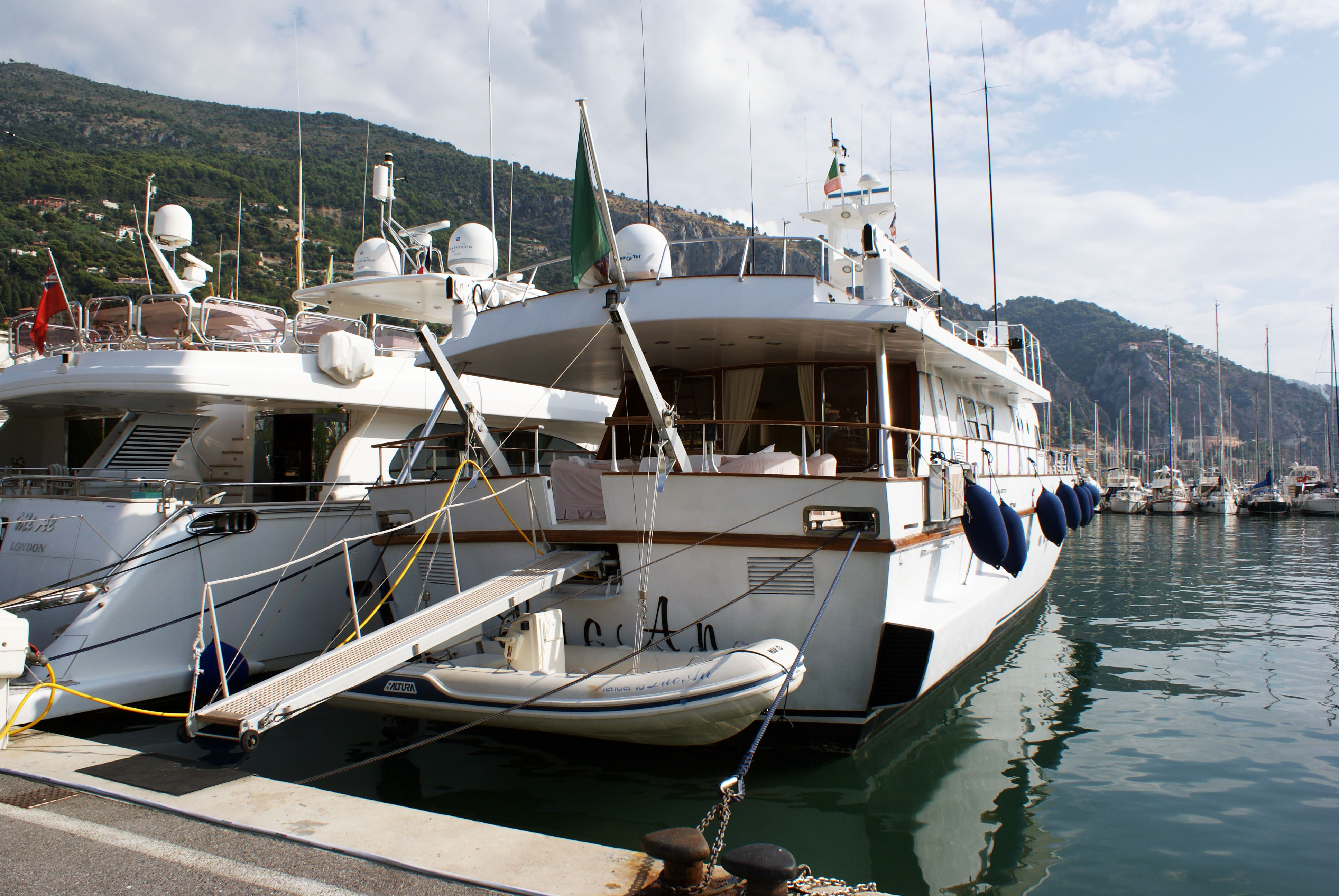 Aboard ONE MORE a 98ft (30m) luxury motor yacht , built by BAGLIETTO in 1989