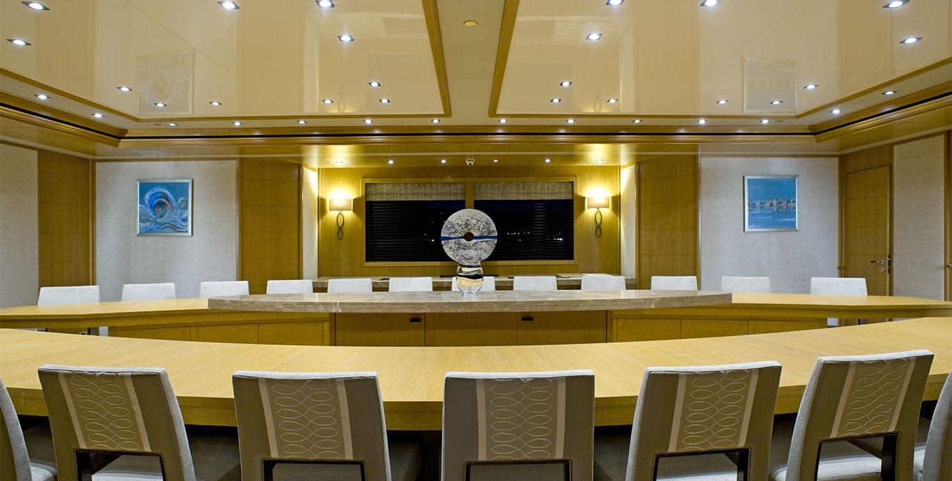 Aboard H3 a 345ft (105.26m) luxury motor yacht , built by OCEANCO in 2023