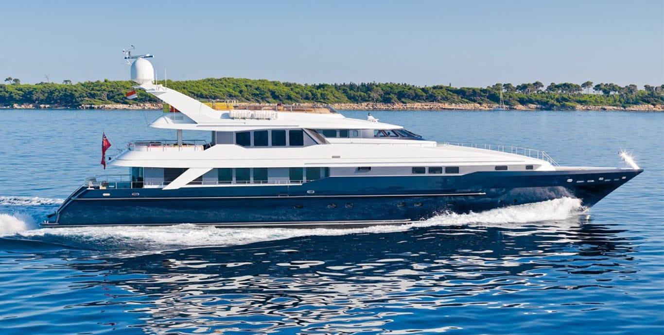 Aboard PROMETHEUS I a 144ft (44m) luxury motor yacht , built by HEESEN in 1996