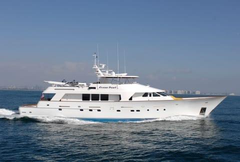 Aboard OCEAN PEARL a 115ft (35.05m) luxury motor yacht , built by CHRISTENSEN in 1988