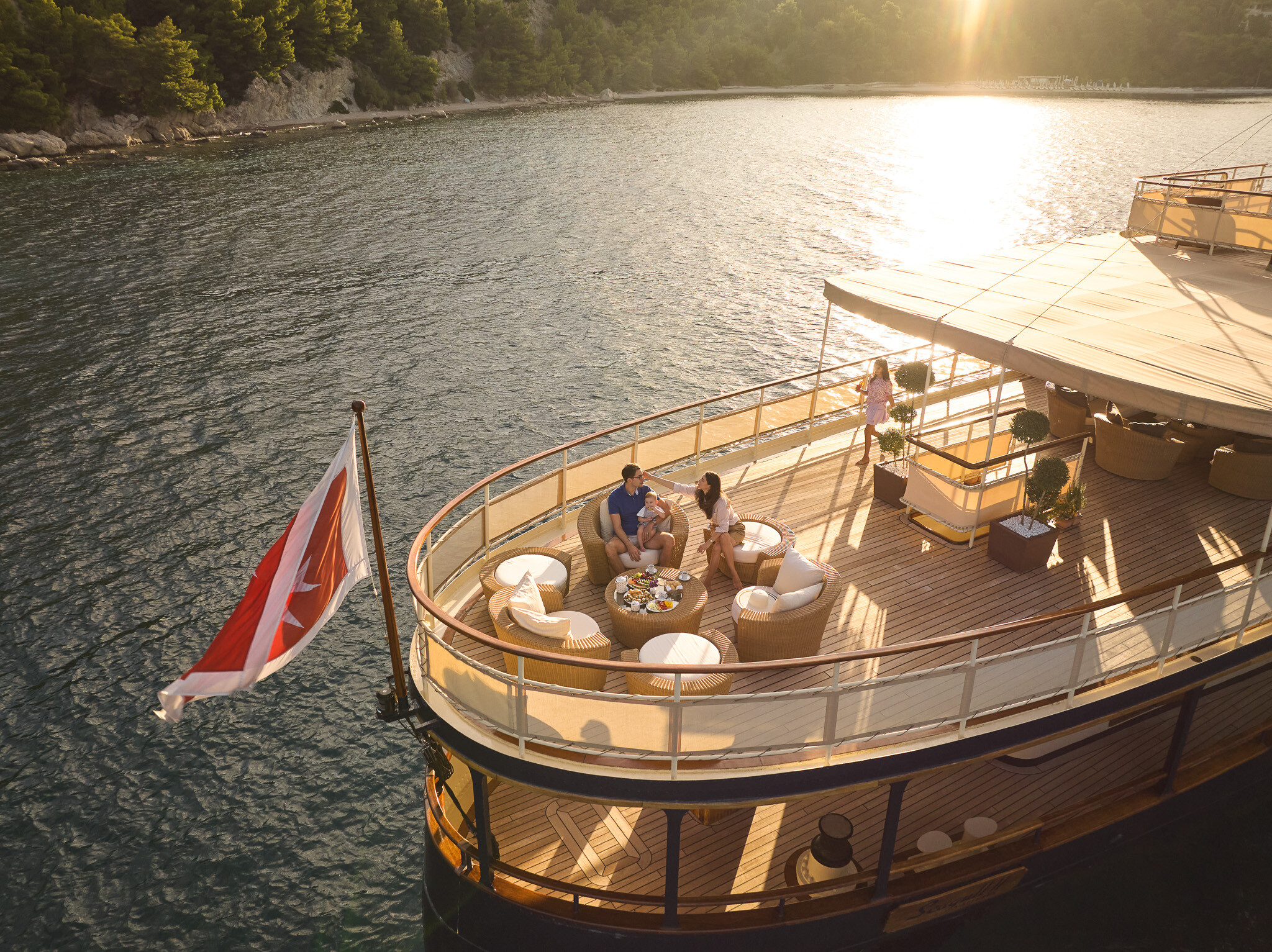 Aboard SEAGULL II a 177ft (54.16m) luxury motor yacht for Sale & Charter available with Fraser Yachts, built by ULJANIK in 1952