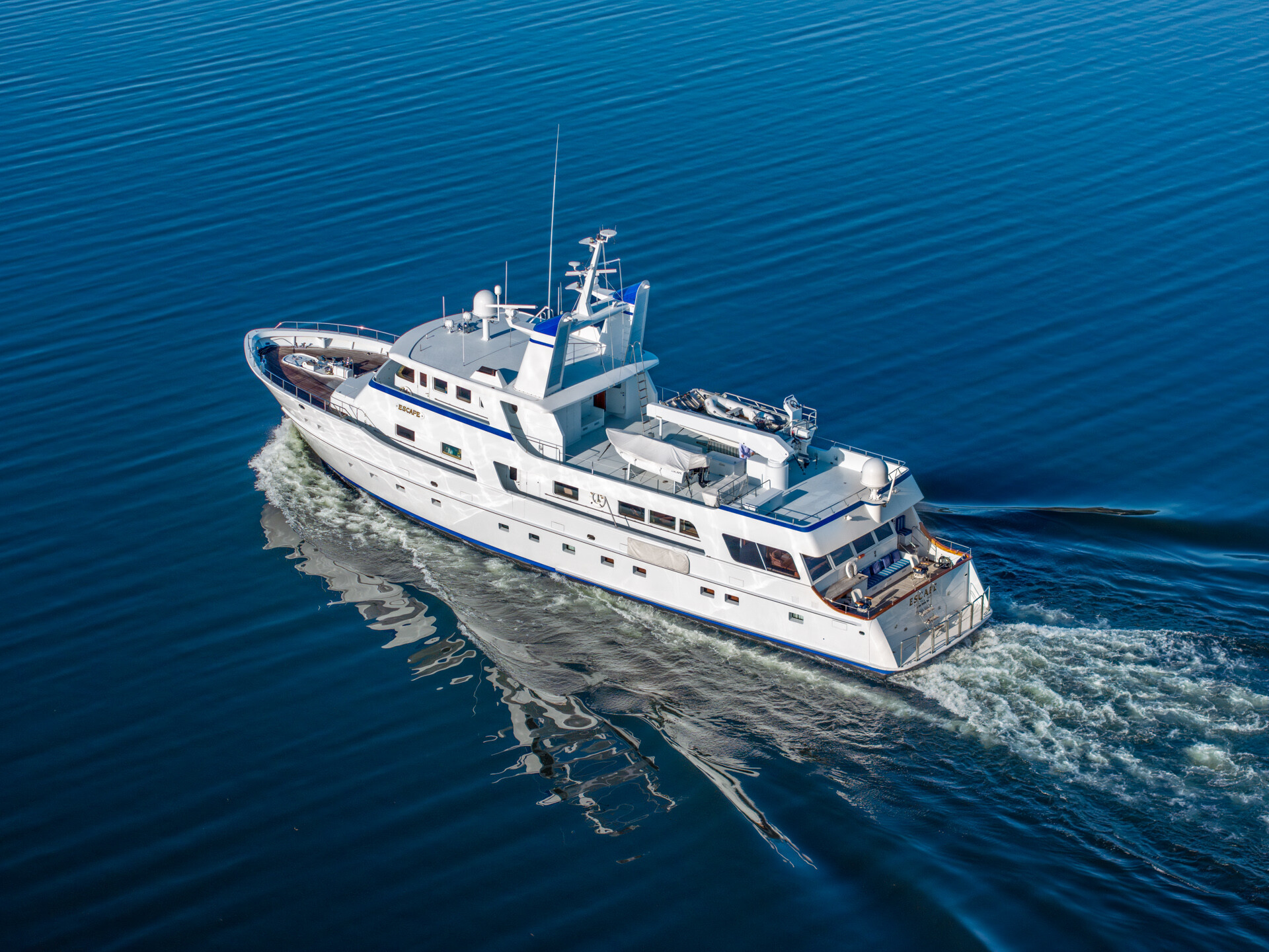MY ESCAPE OF LONDON motor yacht for Sale by Fraser Yachts, built by TRIDENT SHIPWORKS