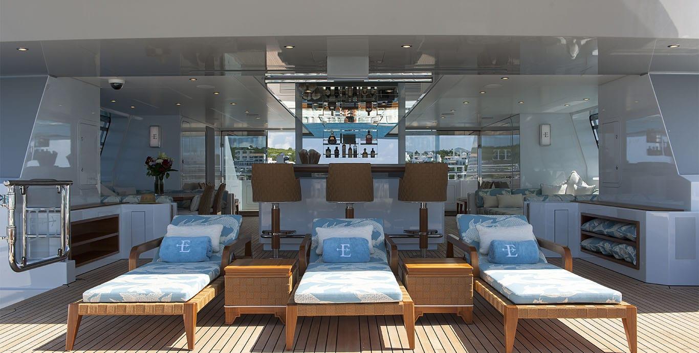 Aboard ELYSIAN a 216ft (65.99m) luxury motor yacht , built by LüRSSEN in 2014
