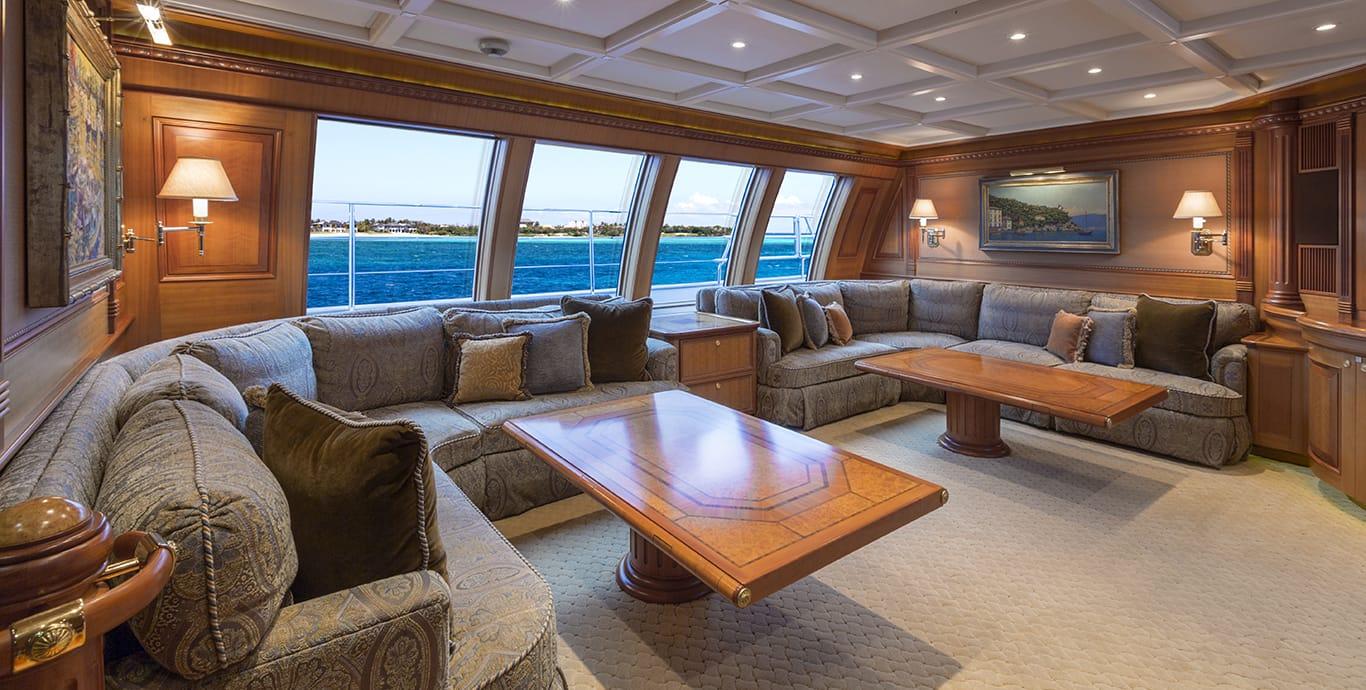 Aboard KAIZEN a 159ft (48.49m) luxury sailing yacht , built by ALLOY YACHTS in 2000