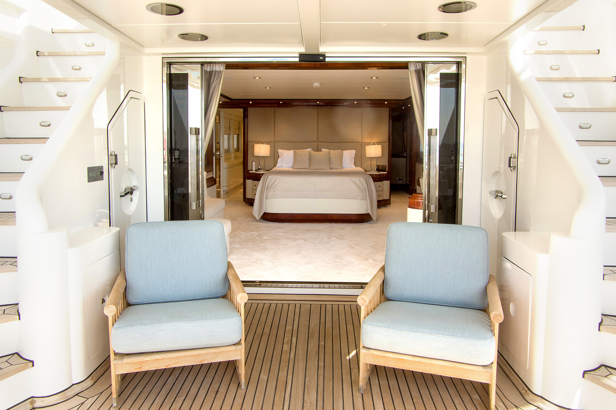 Aboard JAAN a 138ft (42.06m) luxury motor yacht for Charter available with Fraser Yachts, built by INTERMARINE in 1997