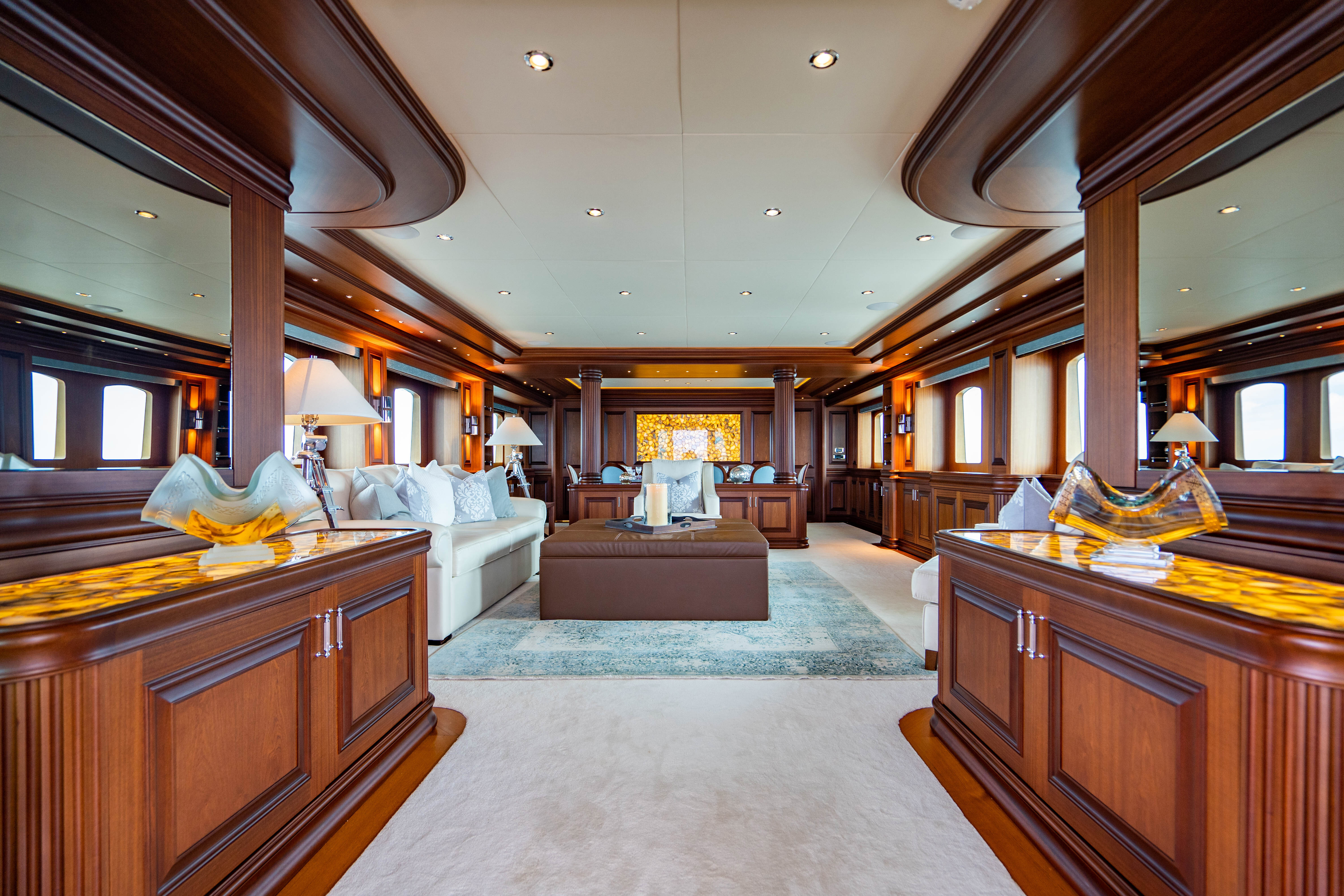 Aboard CLARITY a 160ft (48.77m) luxury motor yacht , built by BILGIN in 2015
