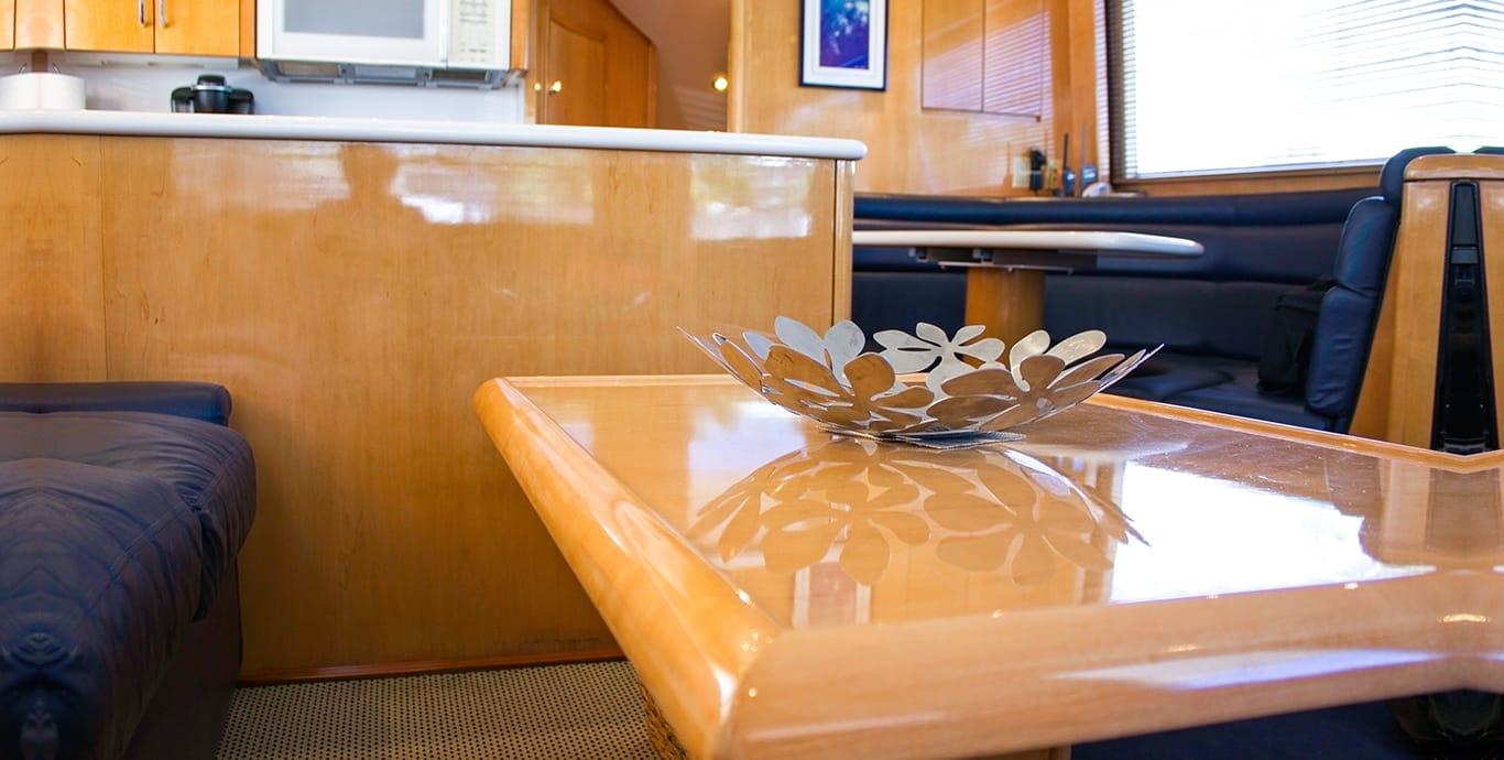 Aboard GAME HOG DOS a 60ft (18.34m) luxury motor yacht , built by HATTERAS in 1998