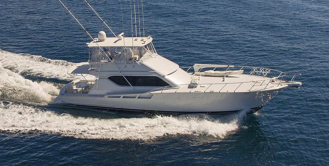 Aboard GAME HOG DOS a 60ft (18.34m) luxury motor yacht , built by HATTERAS in 1998
