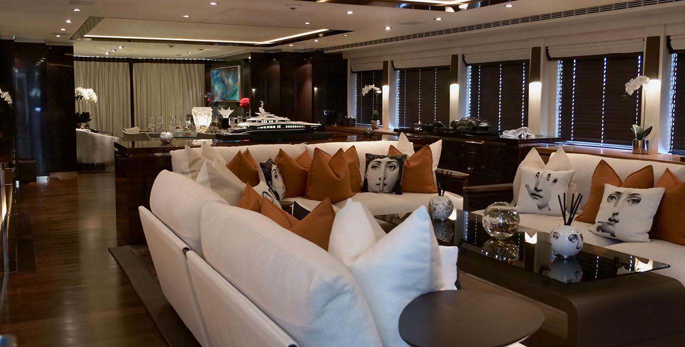 Aboard ROCKET a 163ft (49.8m) luxury motor yacht , built by HEESEN in 2011