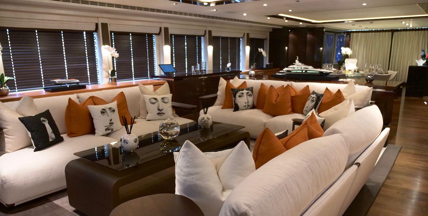 Aboard ROCKET a 163ft (49.8m) luxury motor yacht , built by HEESEN in 2011